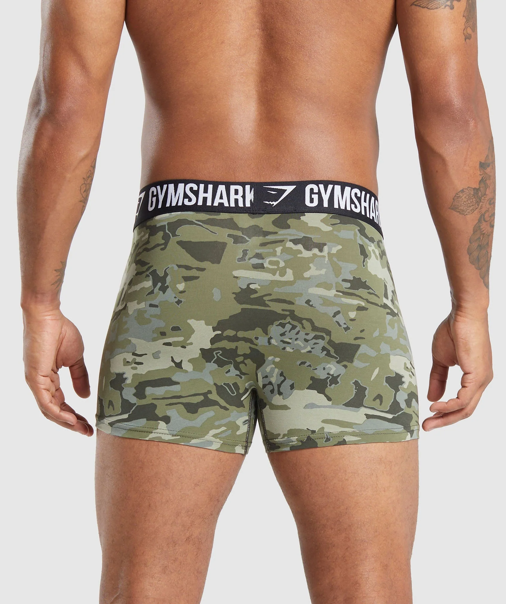 Gymshark Boxer Brief - Chalk Green - Image 3