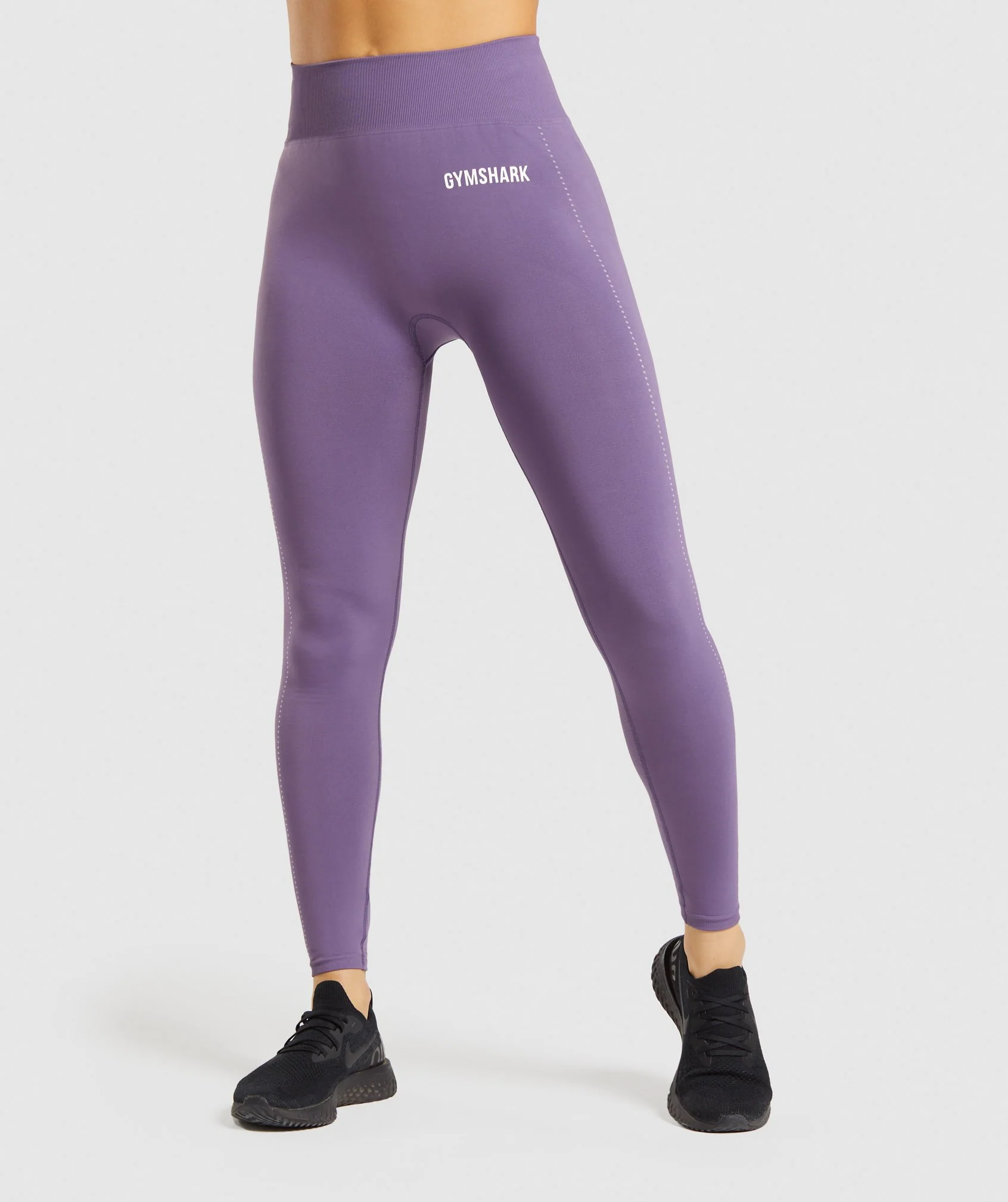 Gymshark Breeze Lightweight Seamless Tights - Purple