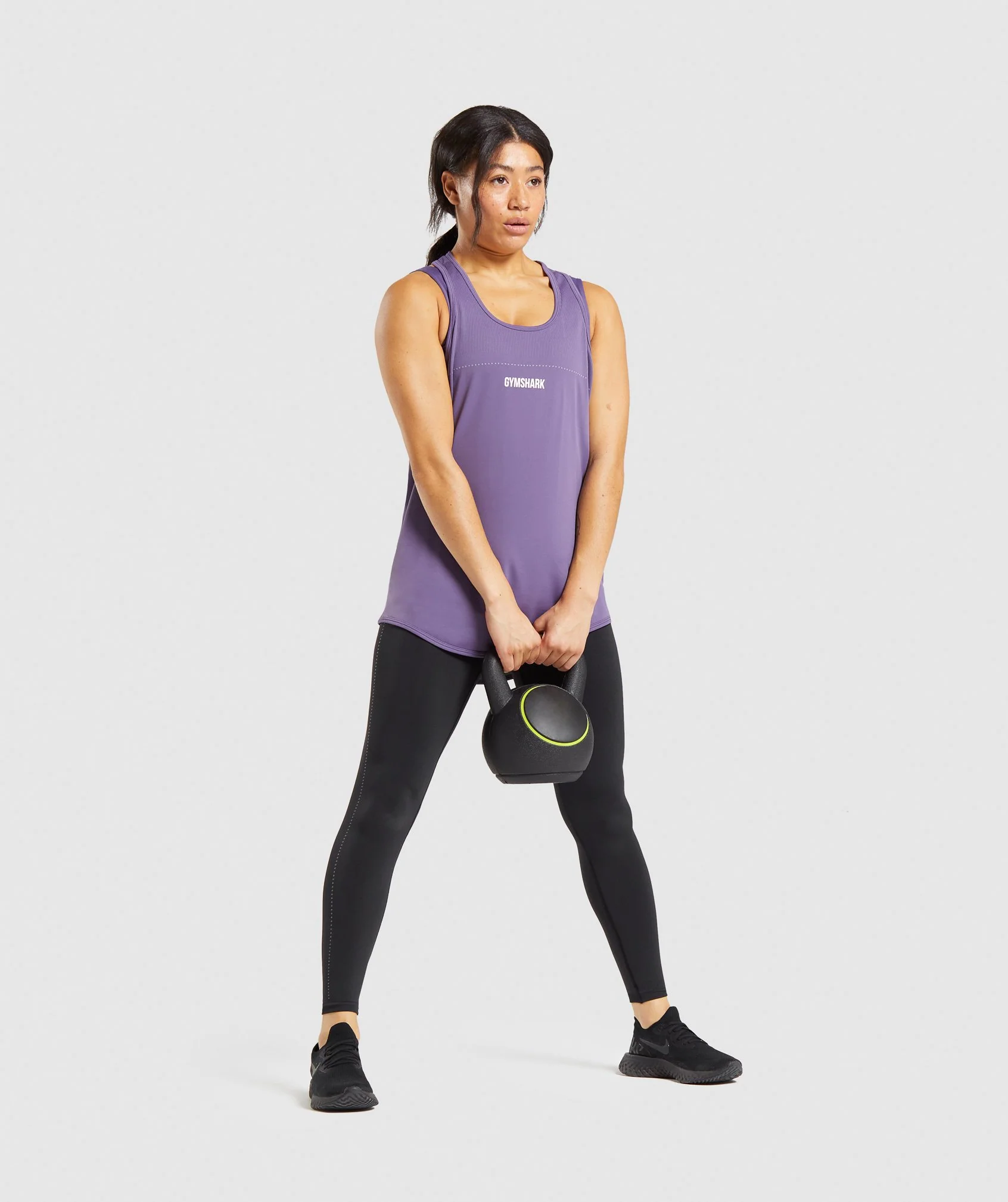 Gymshark Breeze Lightweight Seamless Vest - Purple - Image 4