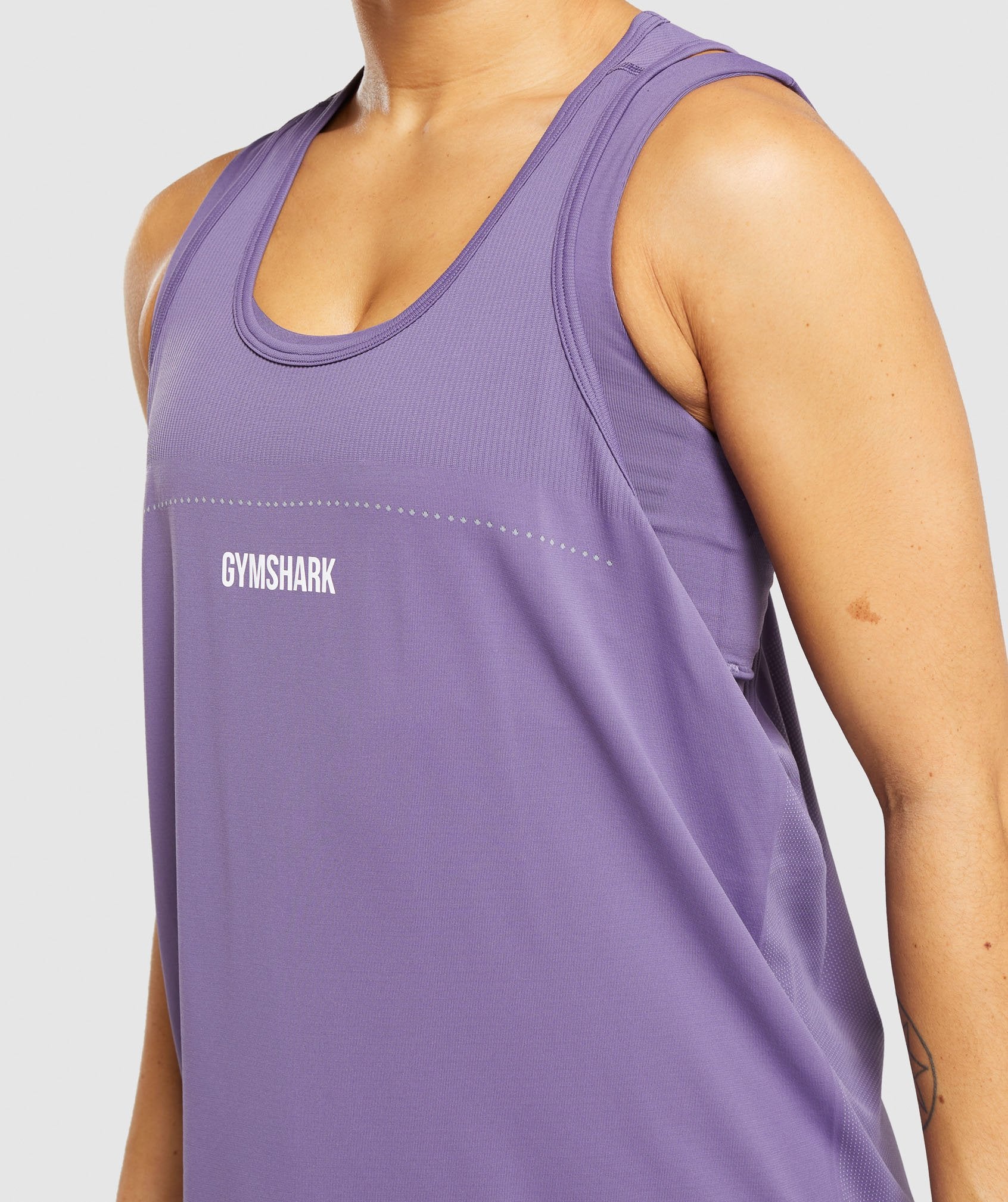 Gymshark Breeze Lightweight Seamless Vest - Purple - Image 5