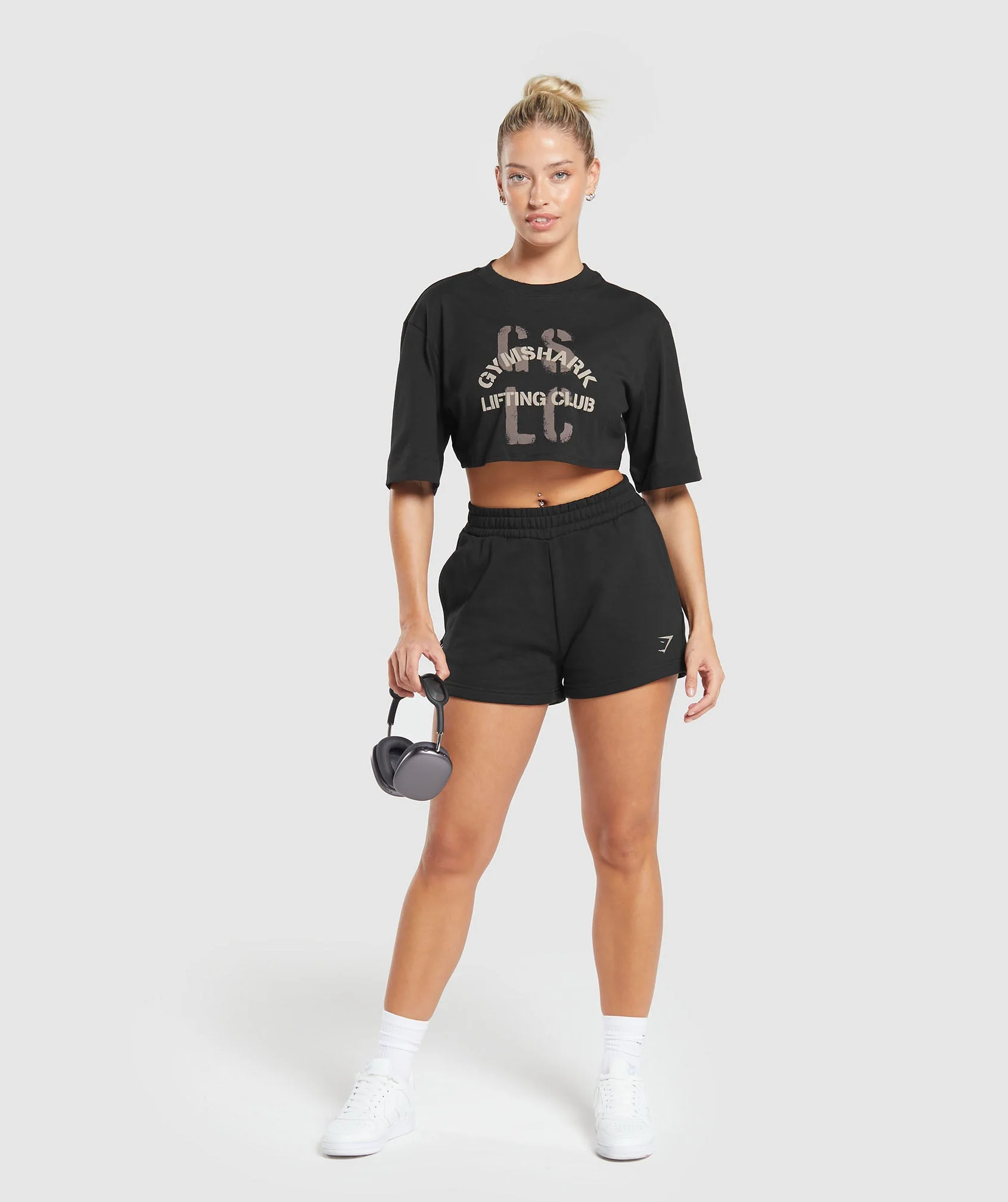 Gymshark Built Crop Top - Black - Image 6