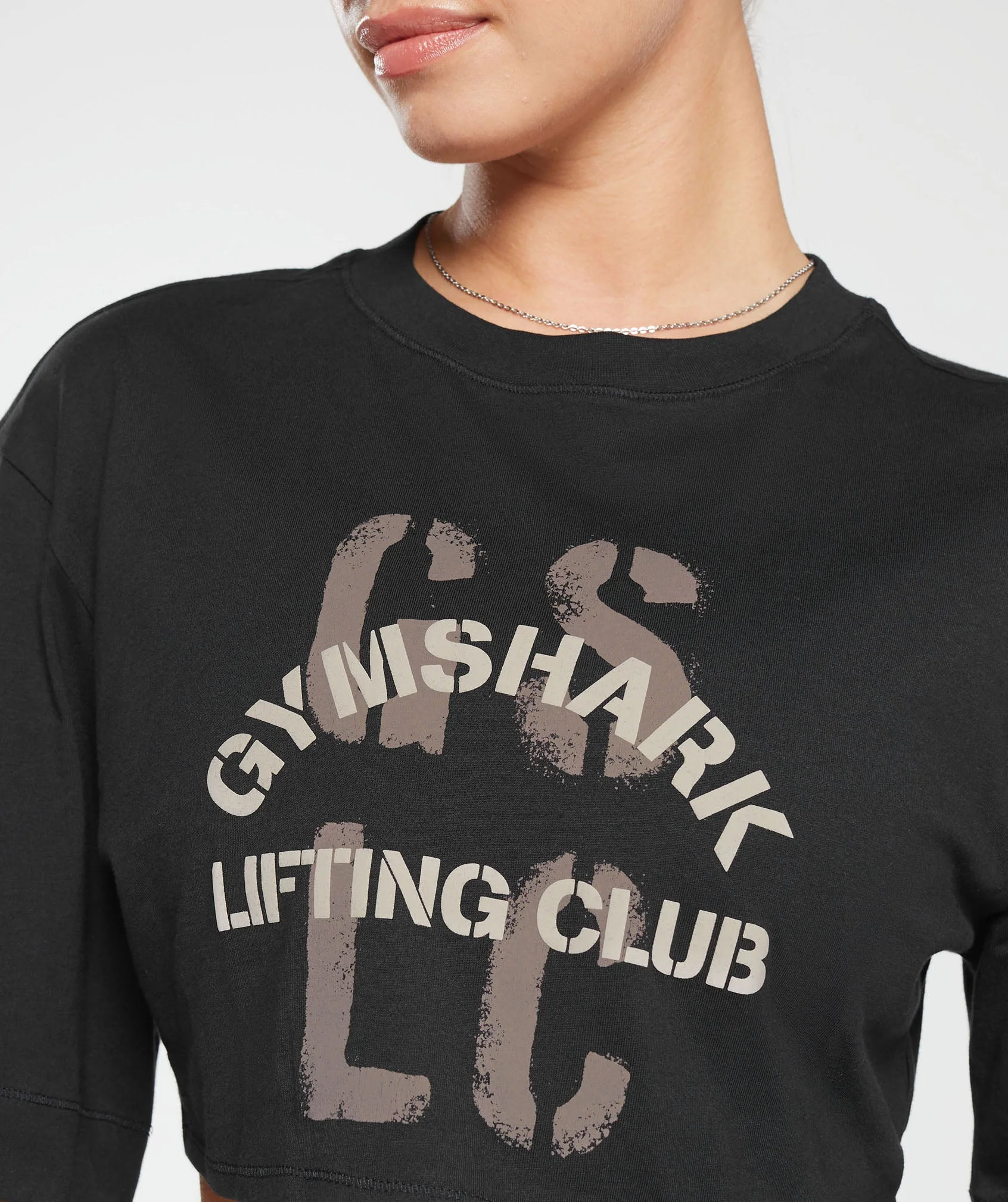 Gymshark Built Crop Top - Black - Image 7