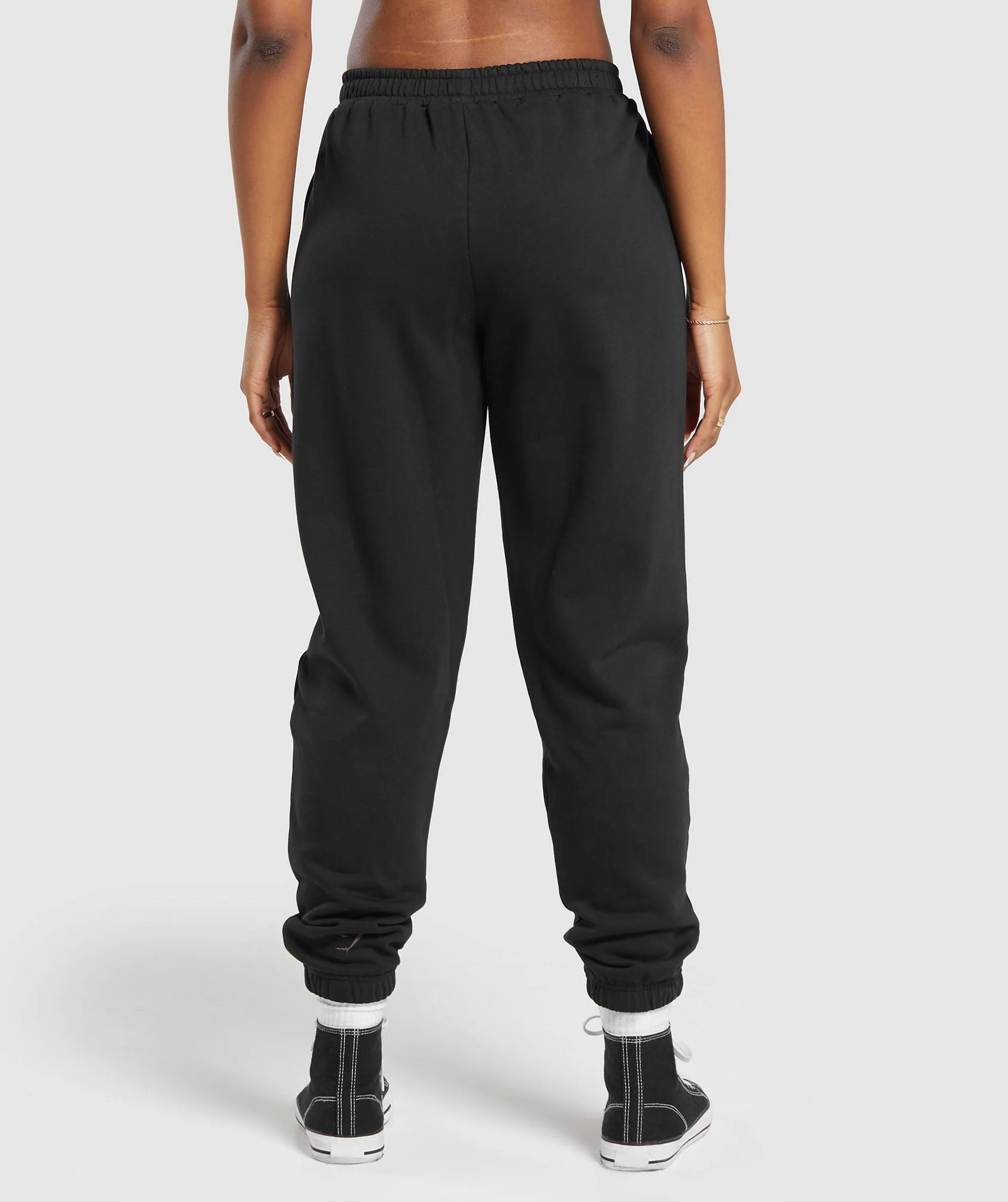 Gymshark Built Graphic Joggers - Black - Image 3