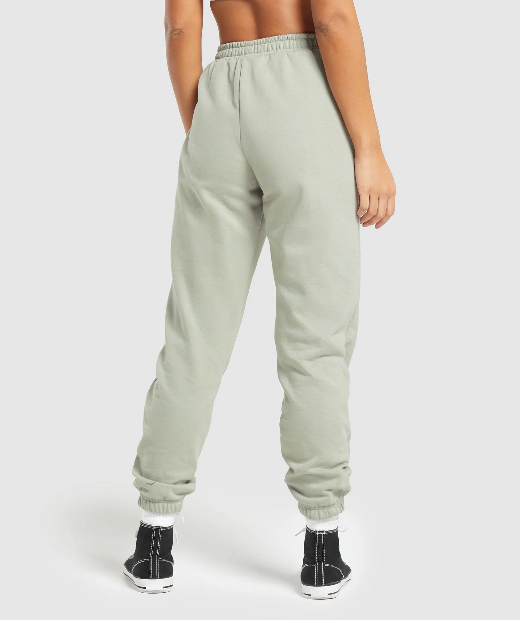 Gymshark Built Graphic Joggers - Stone Grey - Image 2