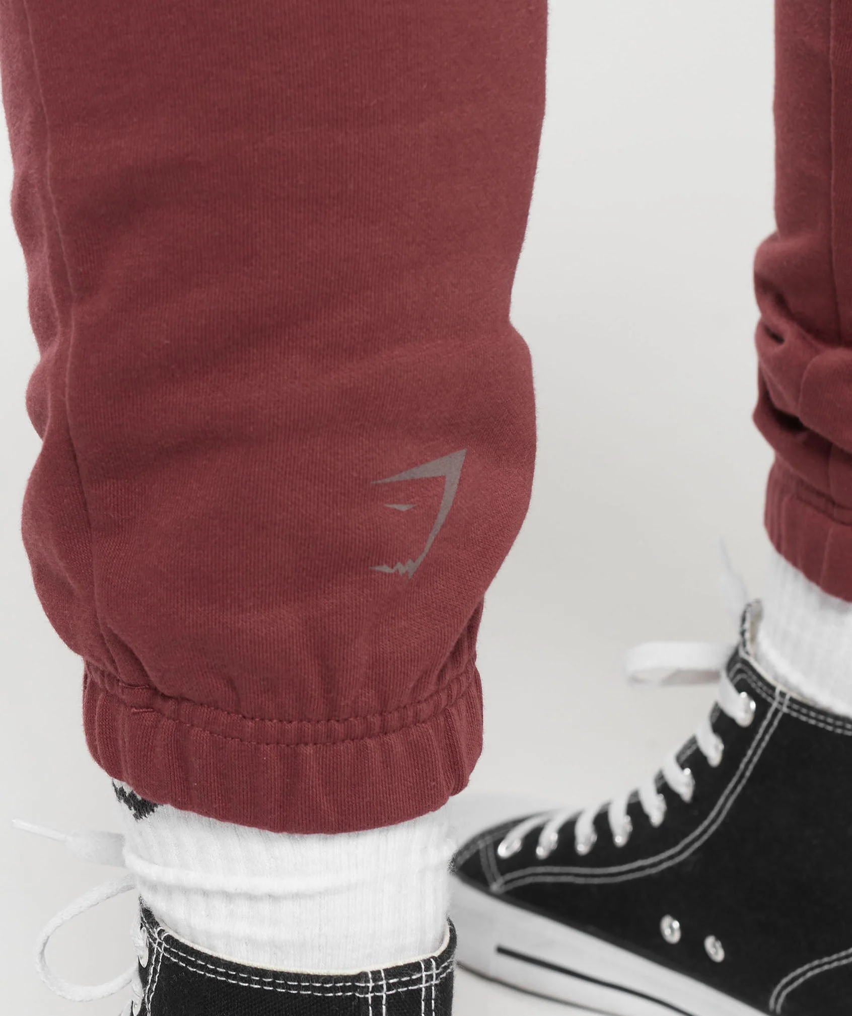 Gymshark Built Graphic Joggers - Washed Burgundy - Image 5