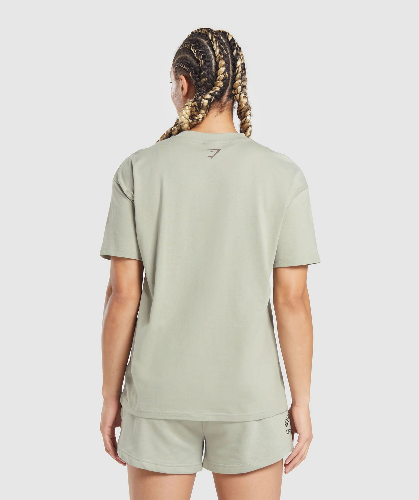 Gymshark Built Oversized T-Shirt - Stone Grey - Image 3