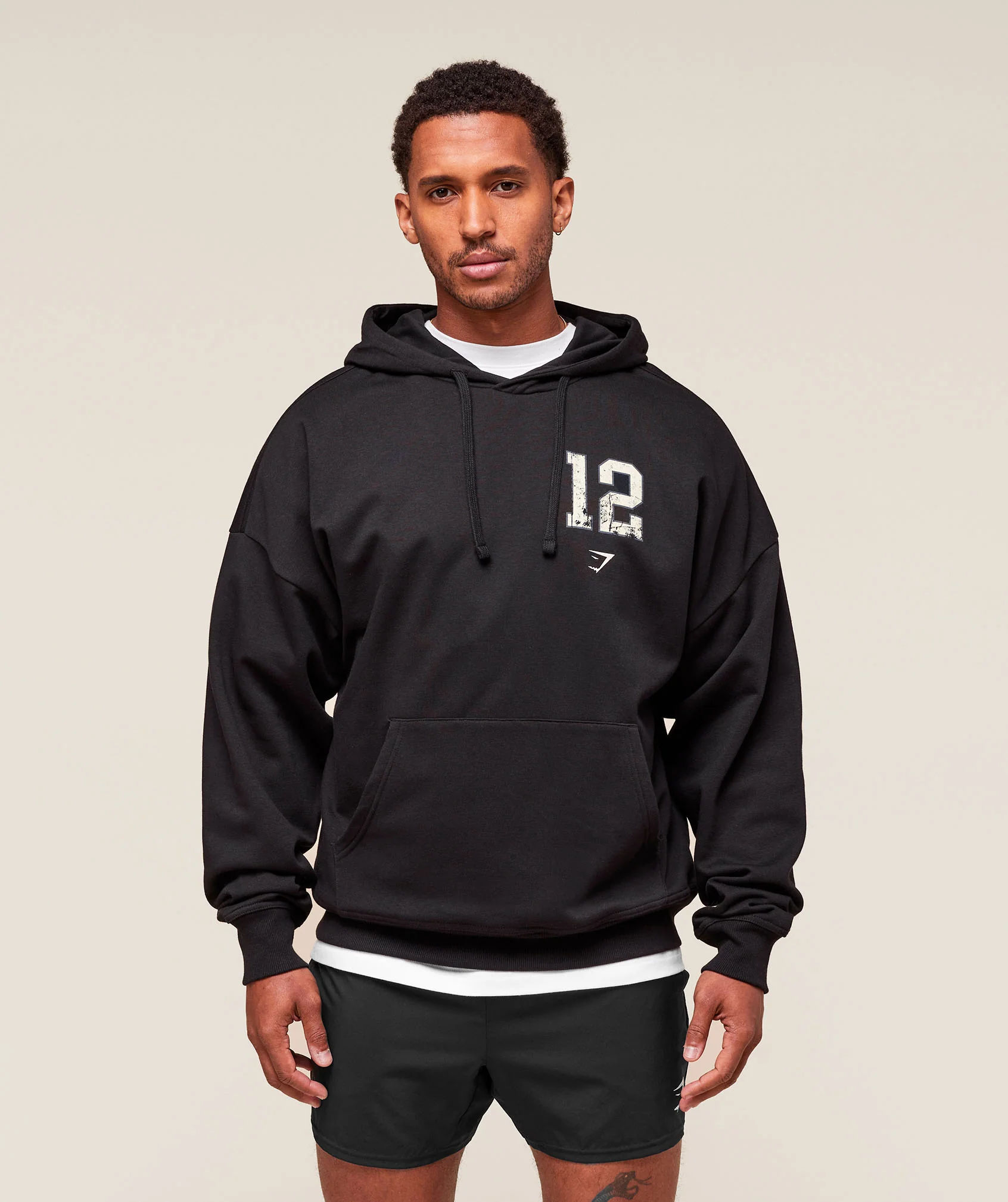 Gymshark Campus Hoodie - Black - Image 2