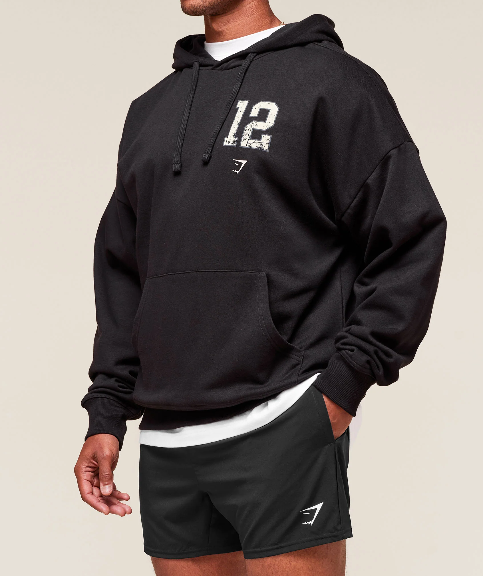 Gymshark Campus Hoodie - Black - Image 3