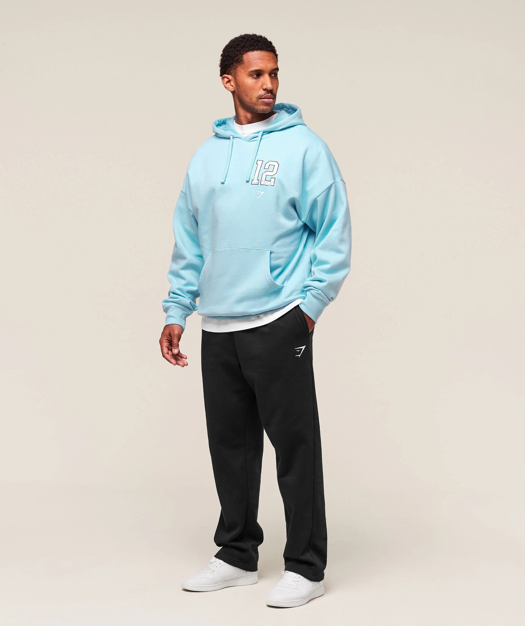 Gymshark Campus Hoodie - Athletic Light Blue - Image 6