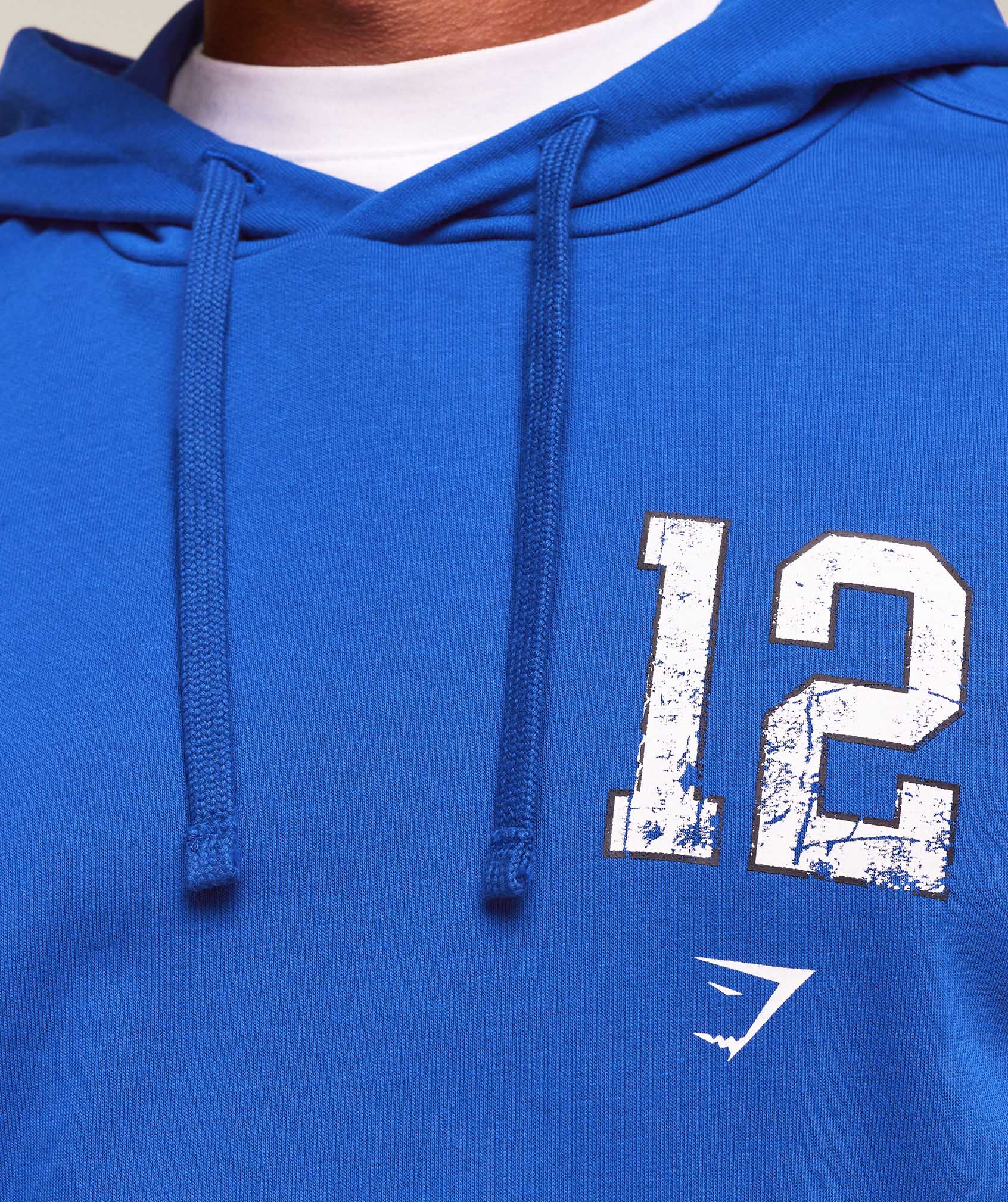 Gymshark Campus Hoodie - Athletic Blue - Image 4