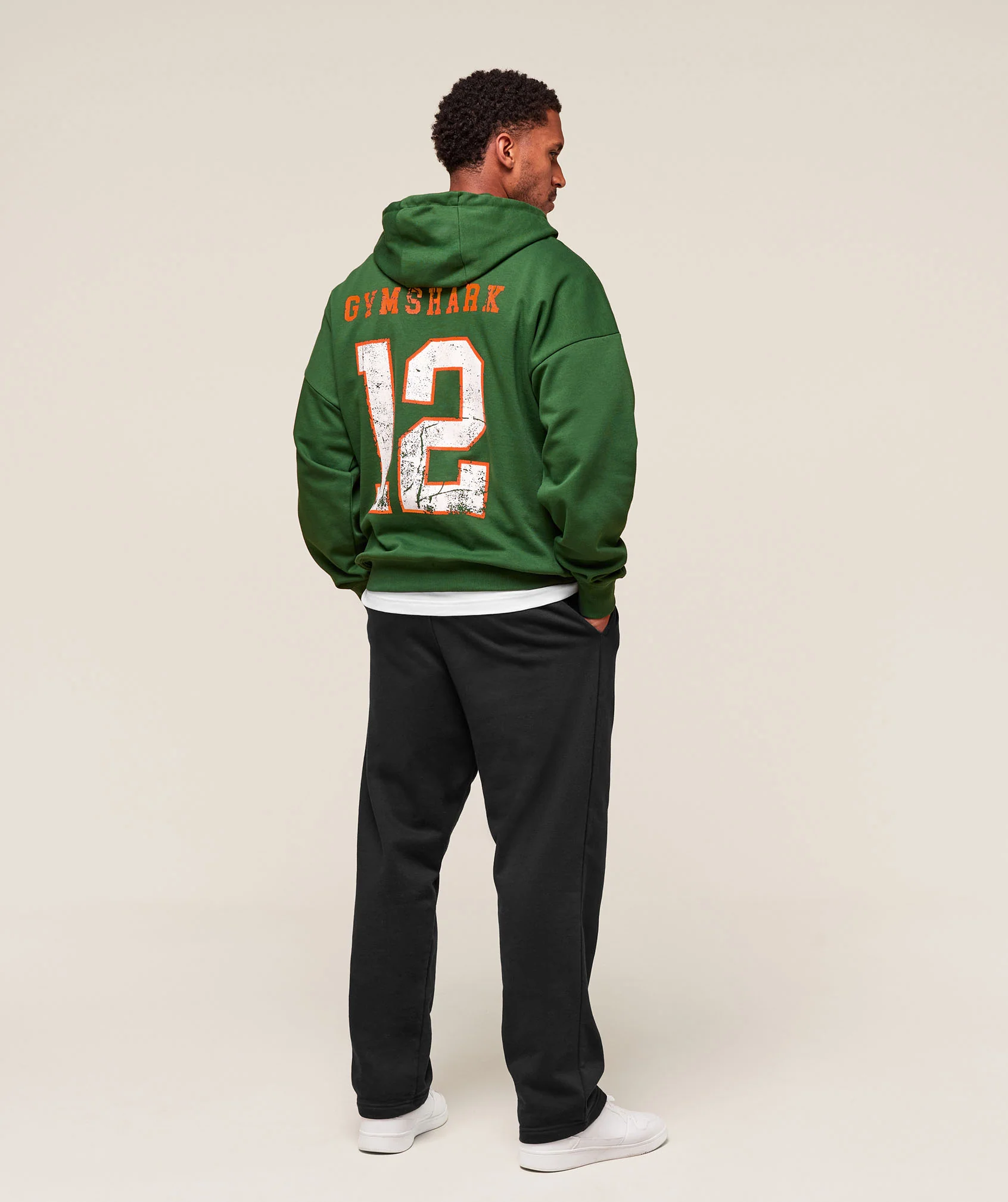 Gymshark Campus Hoodie - Athletic Green - Image 6