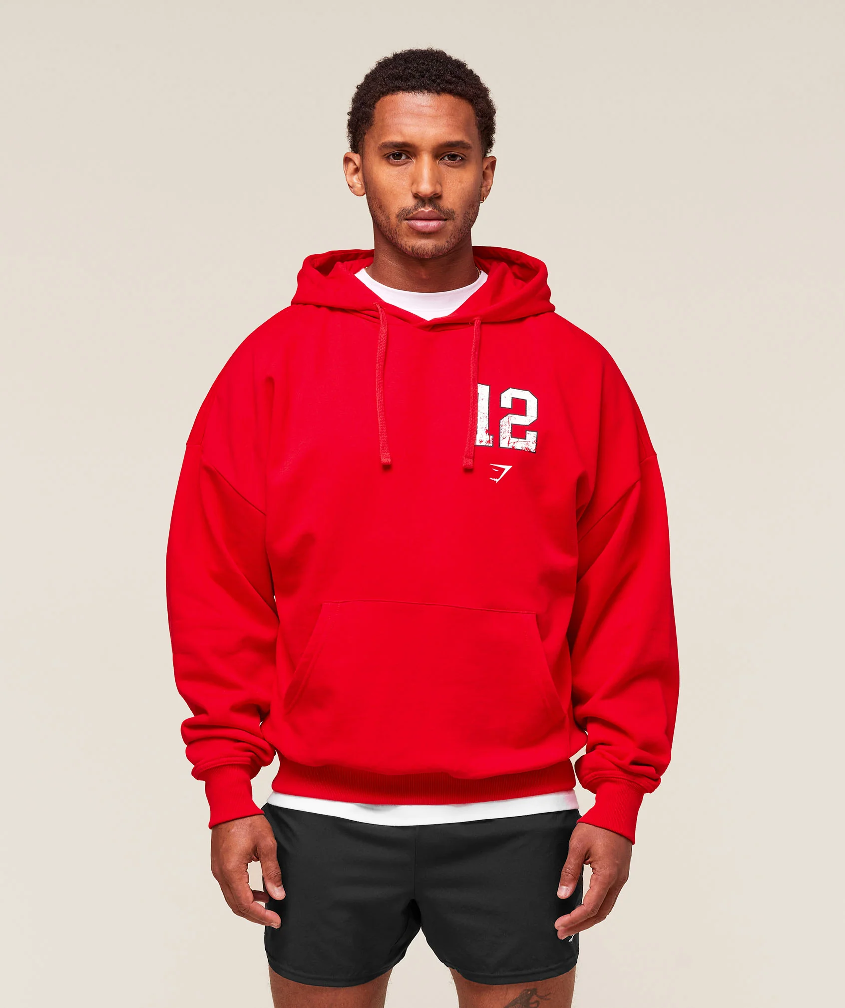 Gymshark Campus Hoodie - Athletic Red - Image 2