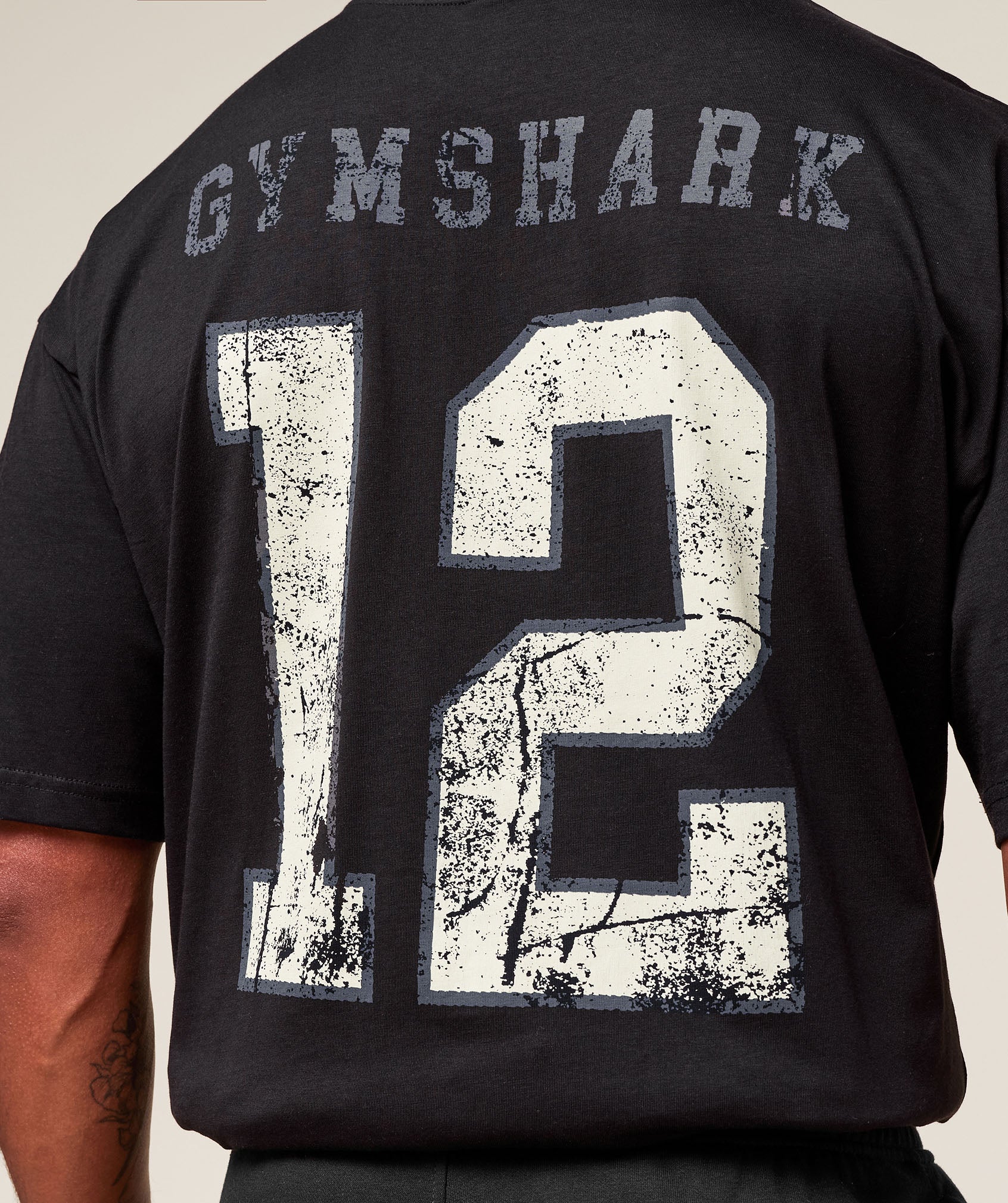 Gymshark Campus T-Shirt - Black - Image 4