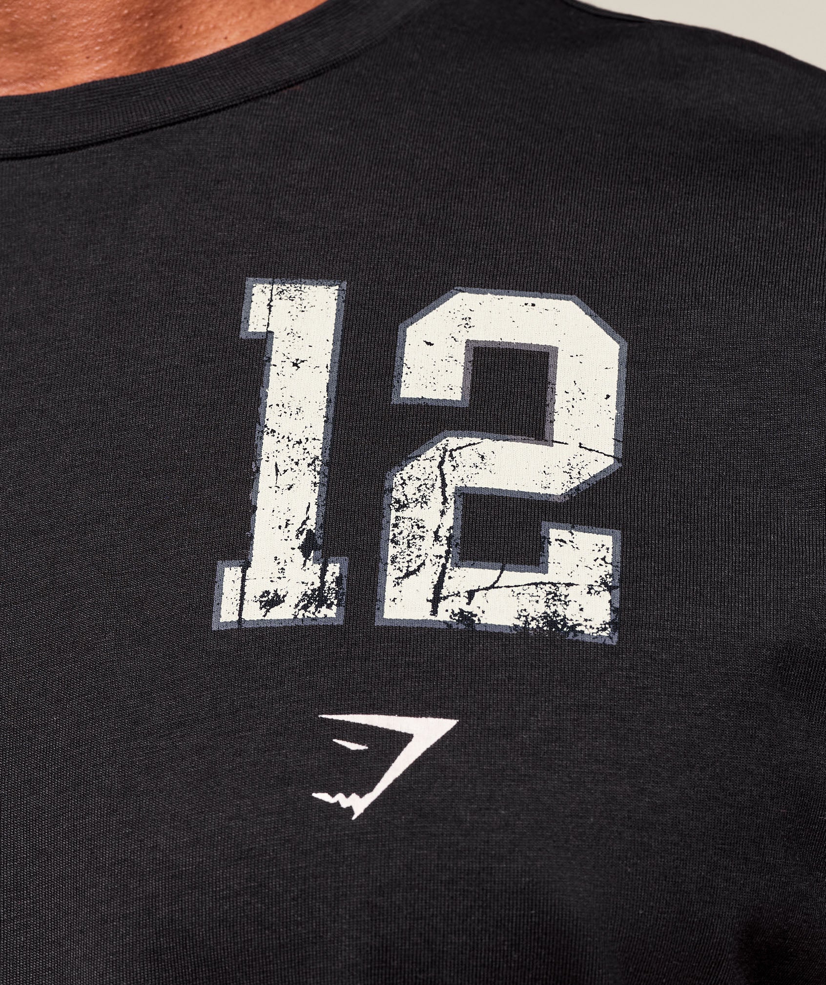 Gymshark Campus T-Shirt - Black - Image 5