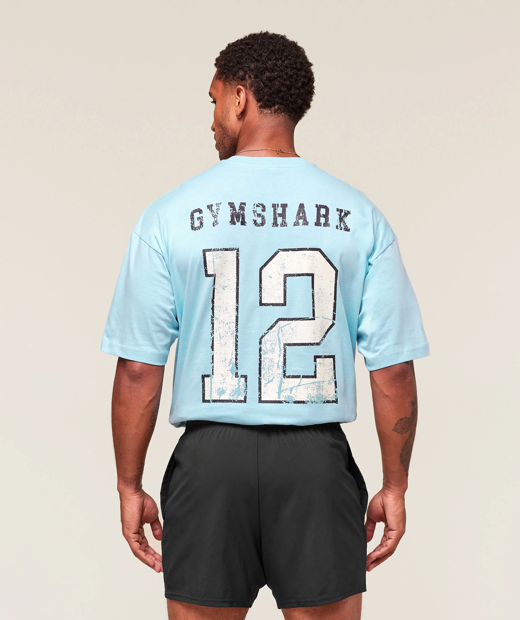 Gymshark Campus T-Shirt - Athletic Light Blue