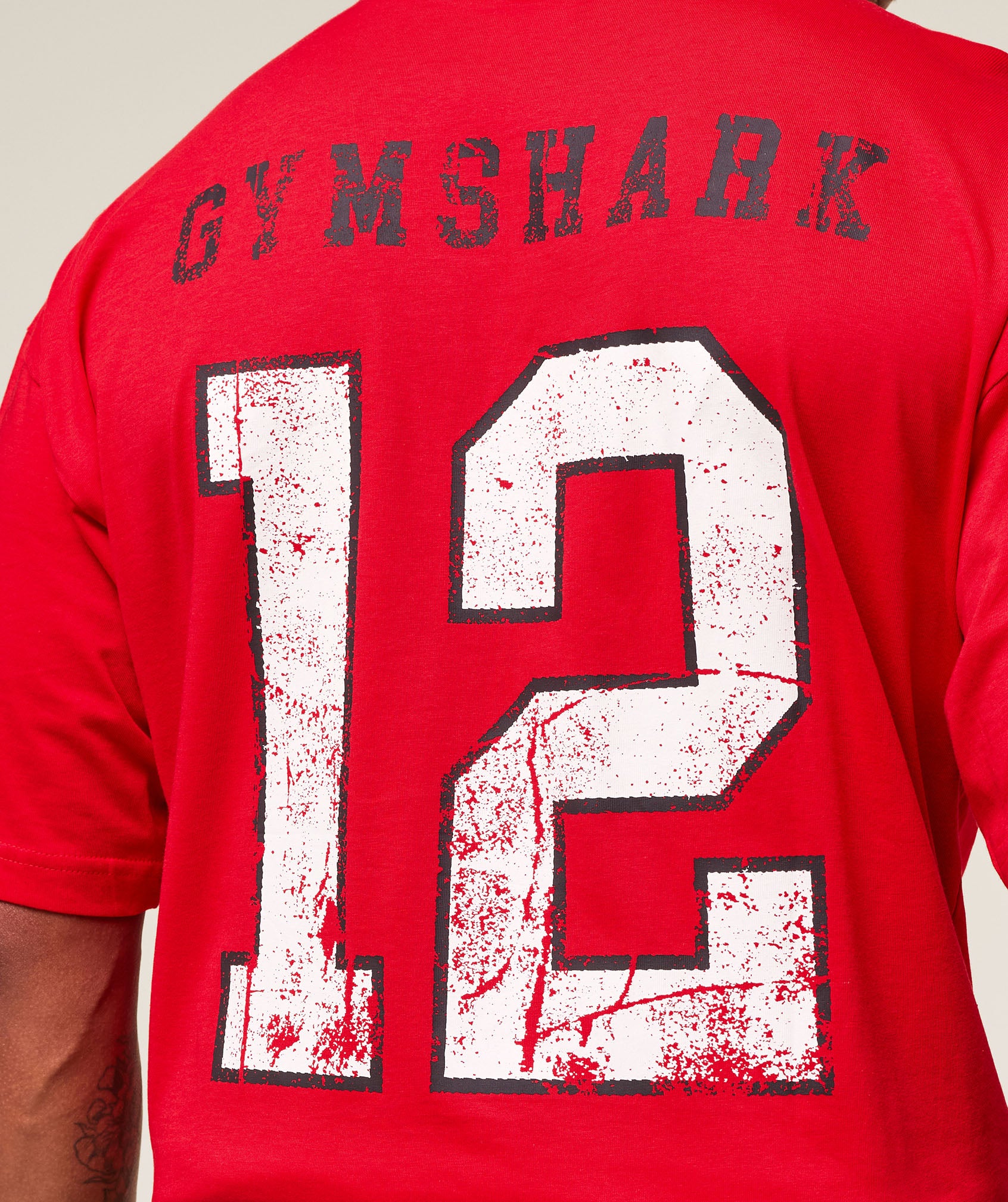 Gymshark Campus T-Shirt - Athletic Red - Image 4