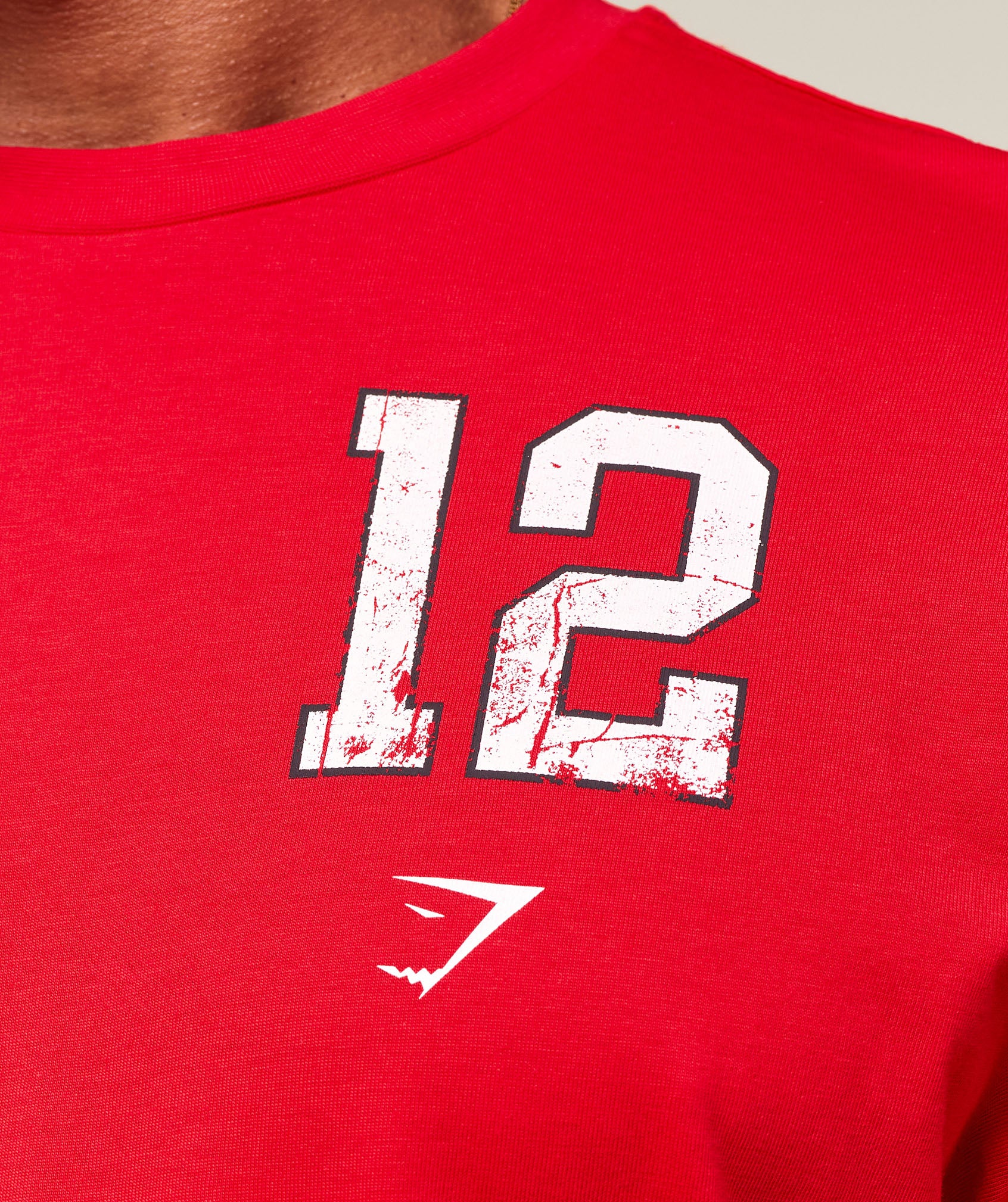 Gymshark Campus T-Shirt - Athletic Red - Image 5