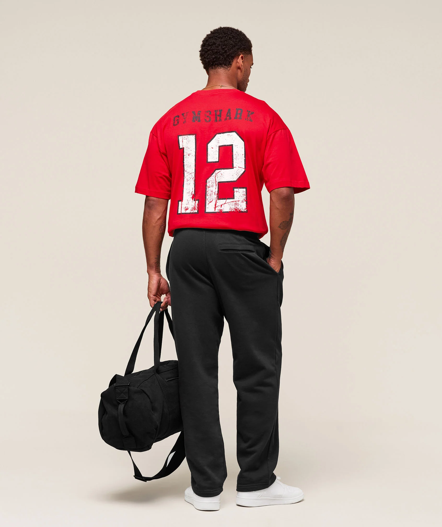 Gymshark Campus T-Shirt - Athletic Red - Image 6