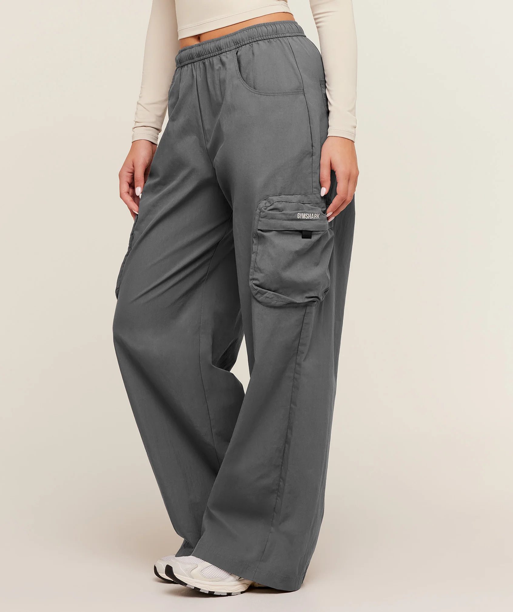 Gymshark Cargo Pants - Dark Grey - Image 3