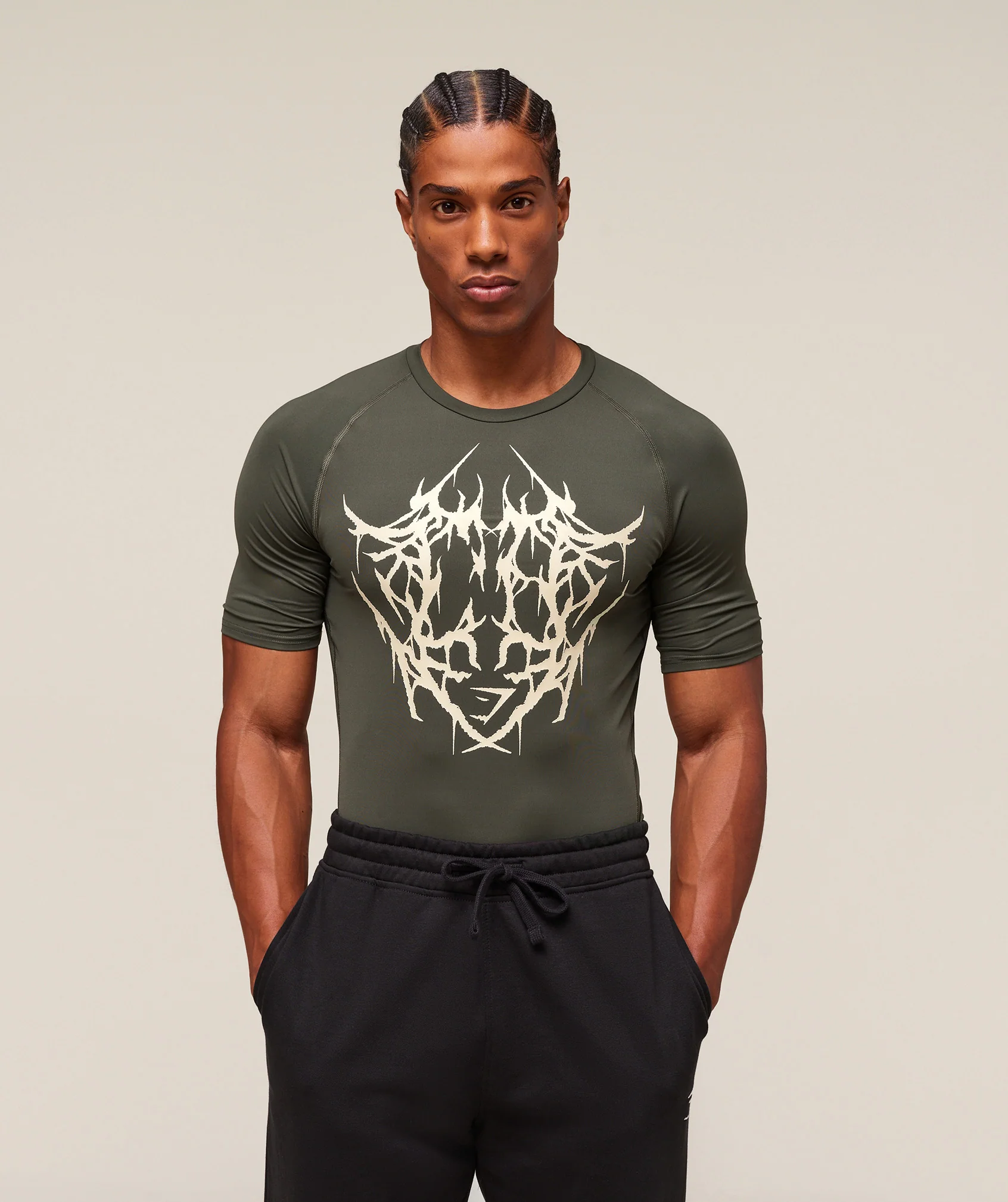 Gymshark Carlos Belcast x Element Baselayer - Strength Green