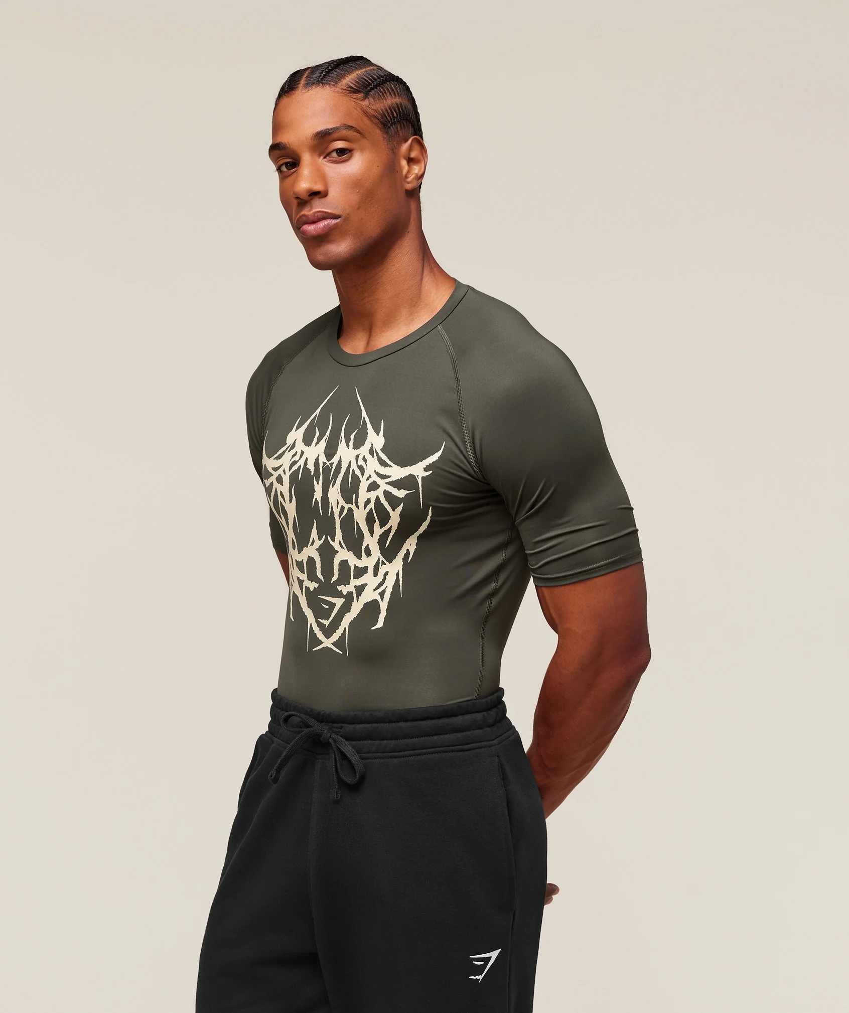 Gymshark Carlos Belcast x Element Baselayer - Strength Green - Image 3