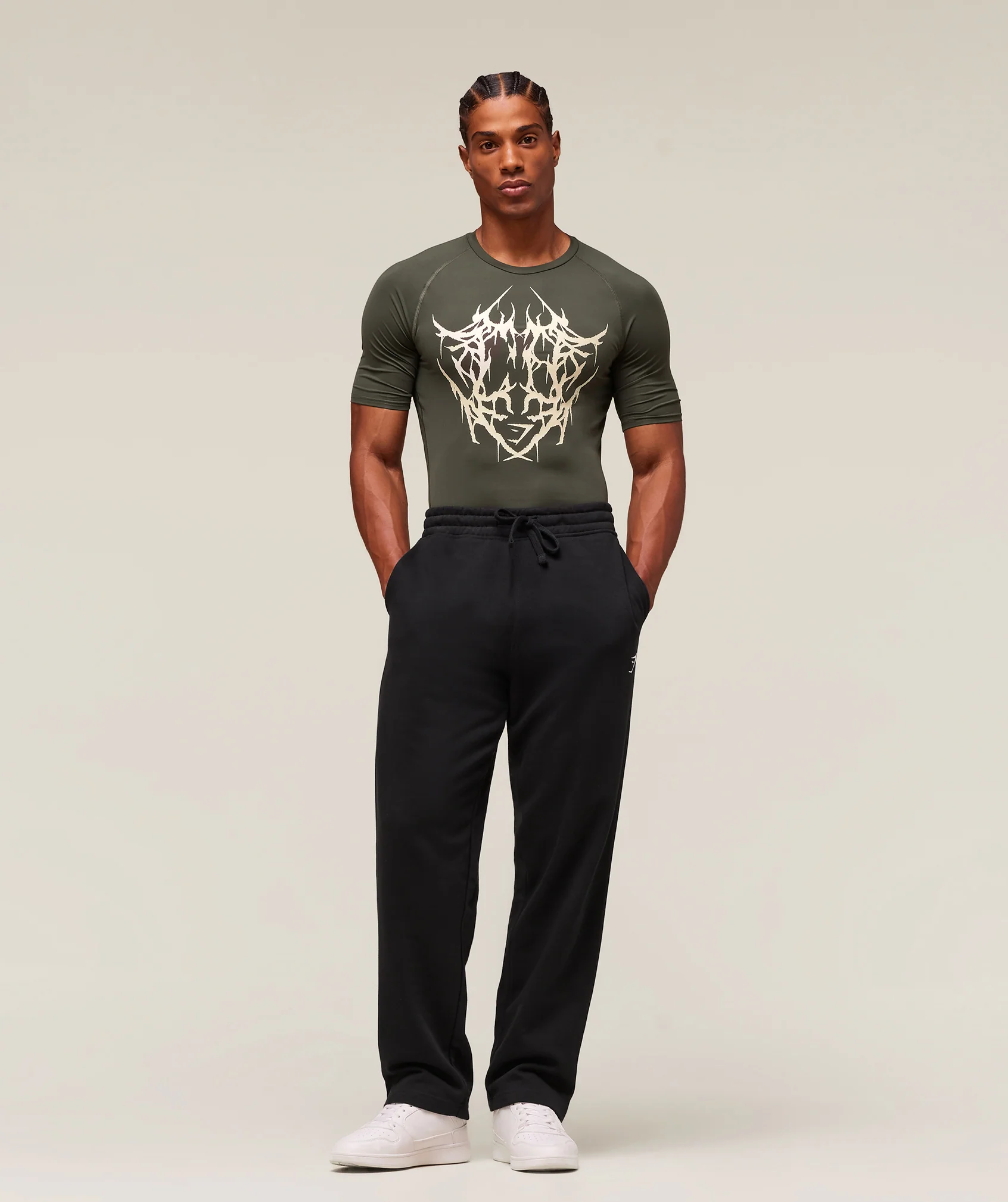 Gymshark Carlos Belcast x Element Baselayer - Strength Green - Image 4