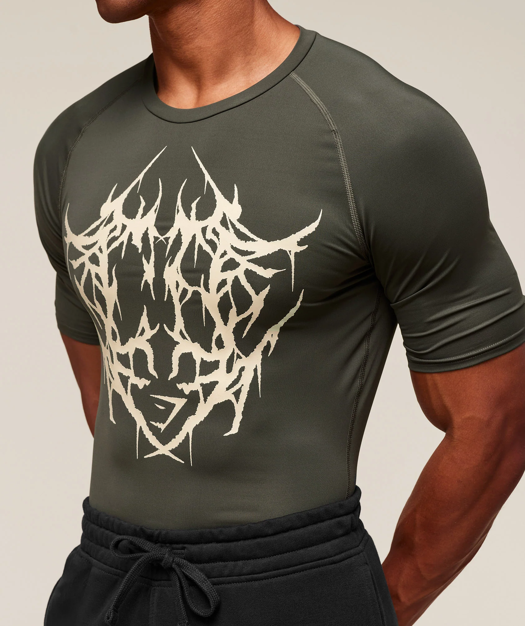 Gymshark Carlos Belcast x Element Baselayer - Strength Green - Image 5