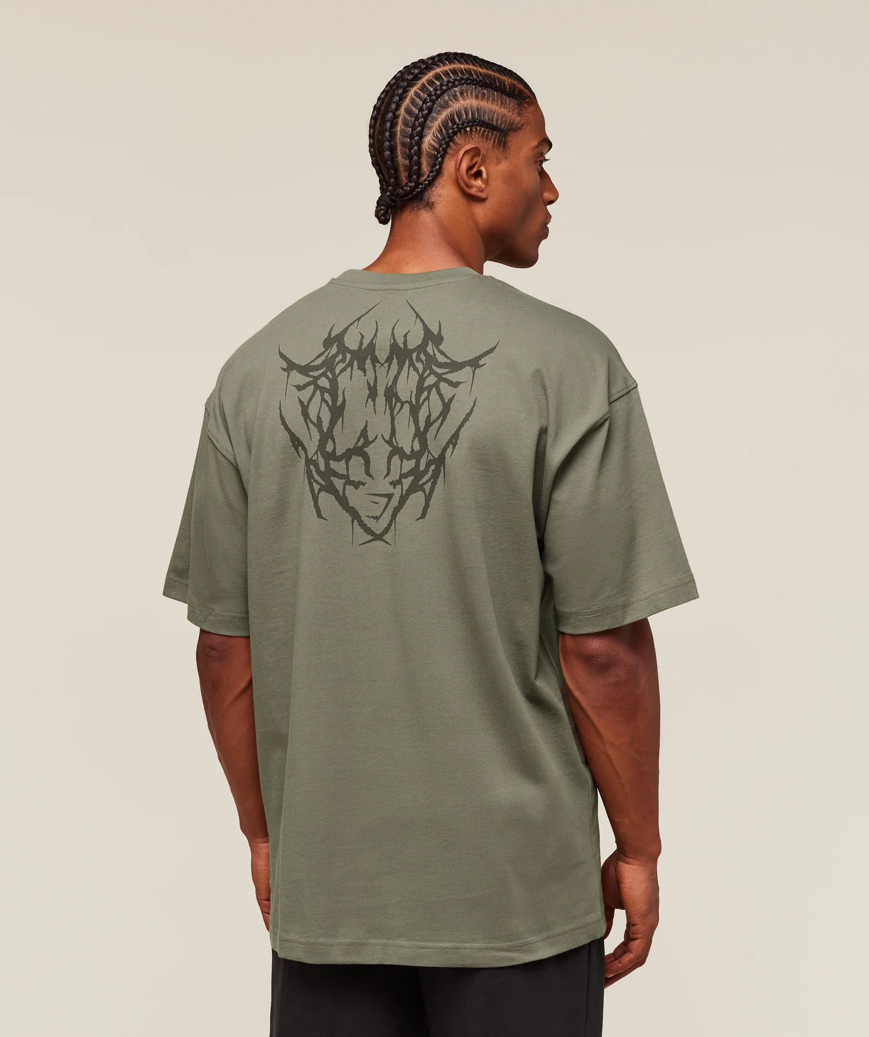 Gymshark Carlos Belcast x Rest Day Essential T-Shirt - Base Green - Image 2