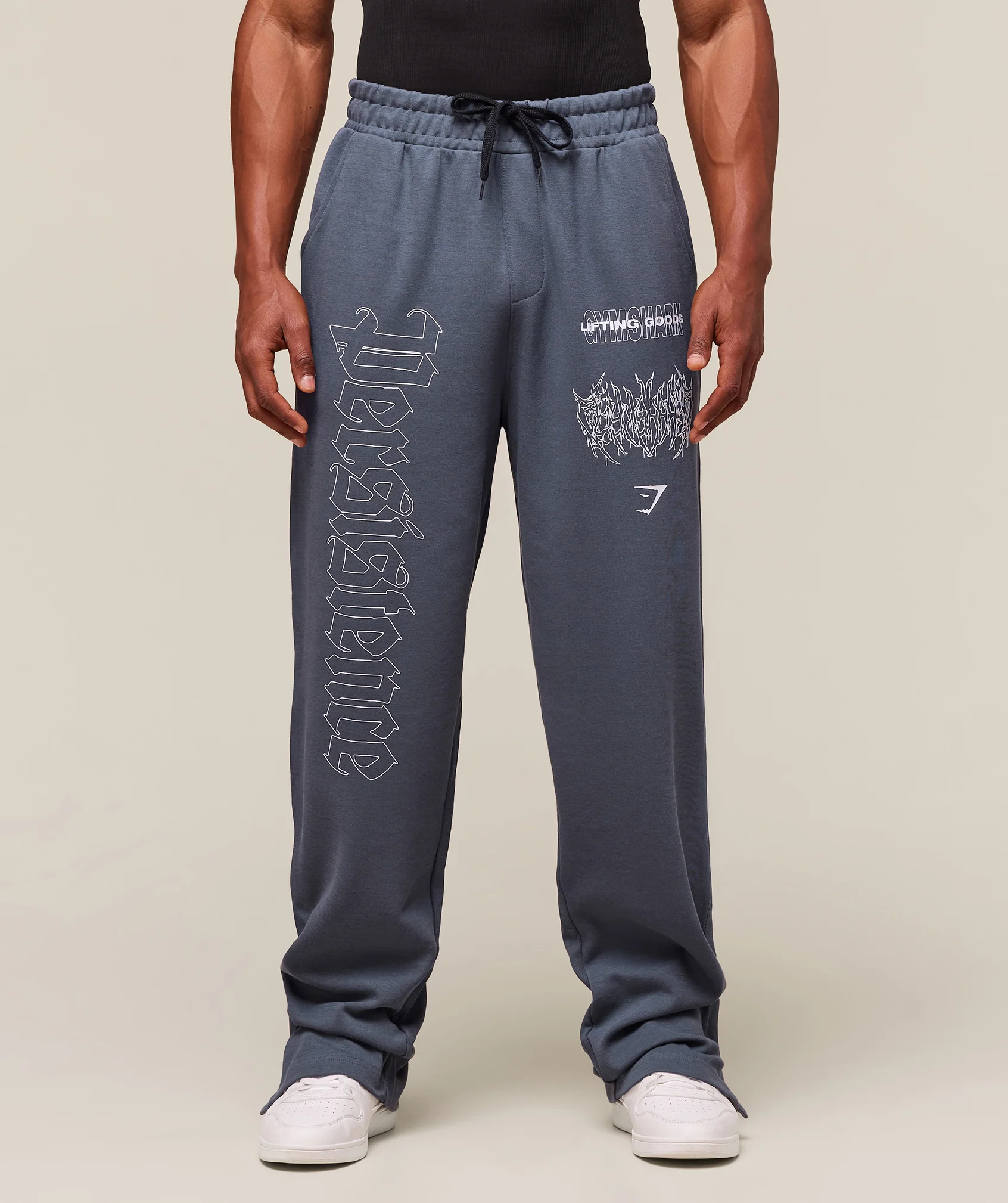 Gymshark Carlos Belcast x Rest Day Track Pant - Titanium Blue - Image 2