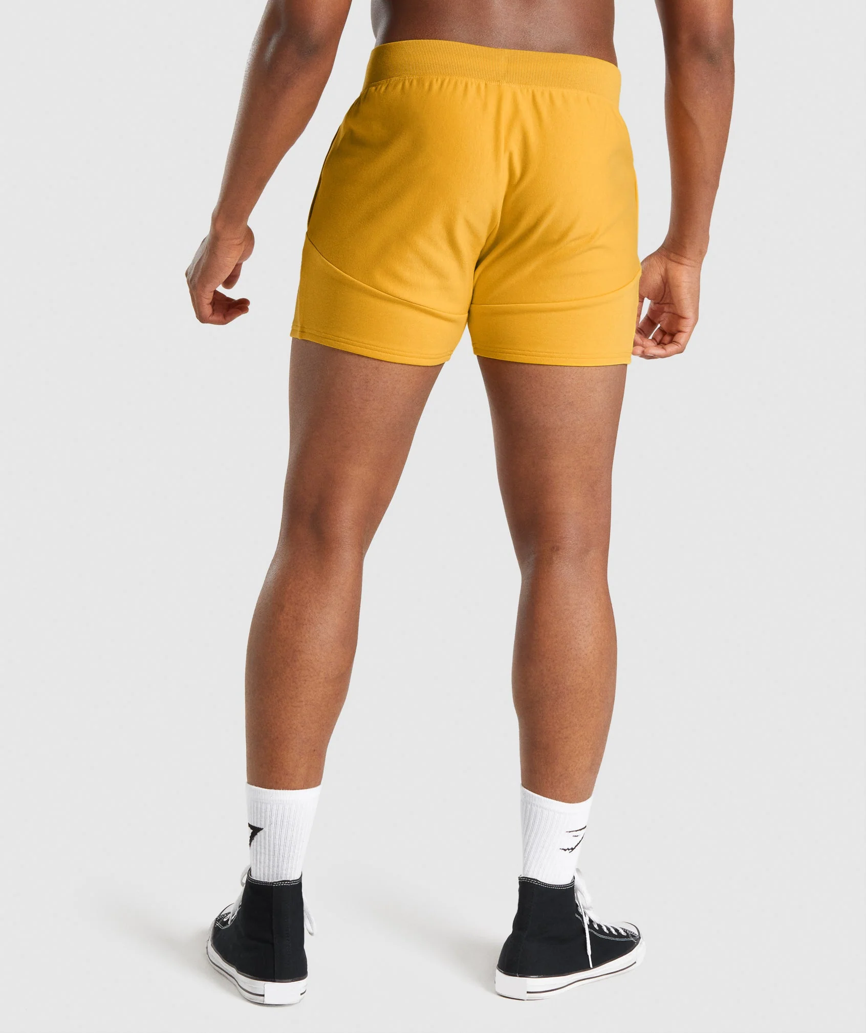 Gymshark Chalk 5" Quad Shorts - Yellow - Image 2