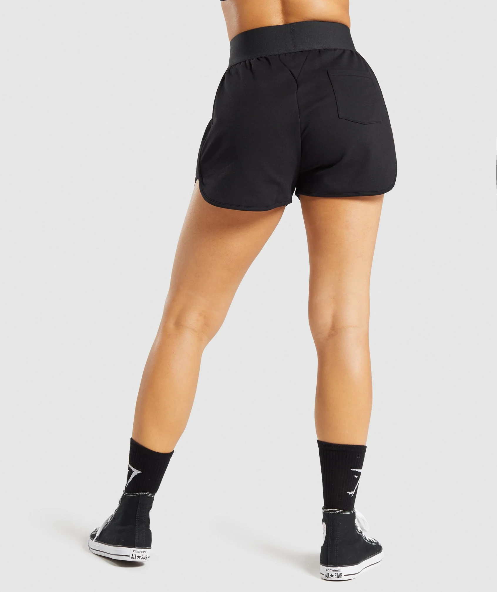 Gymshark Chalk Shorts - Black - Image 2