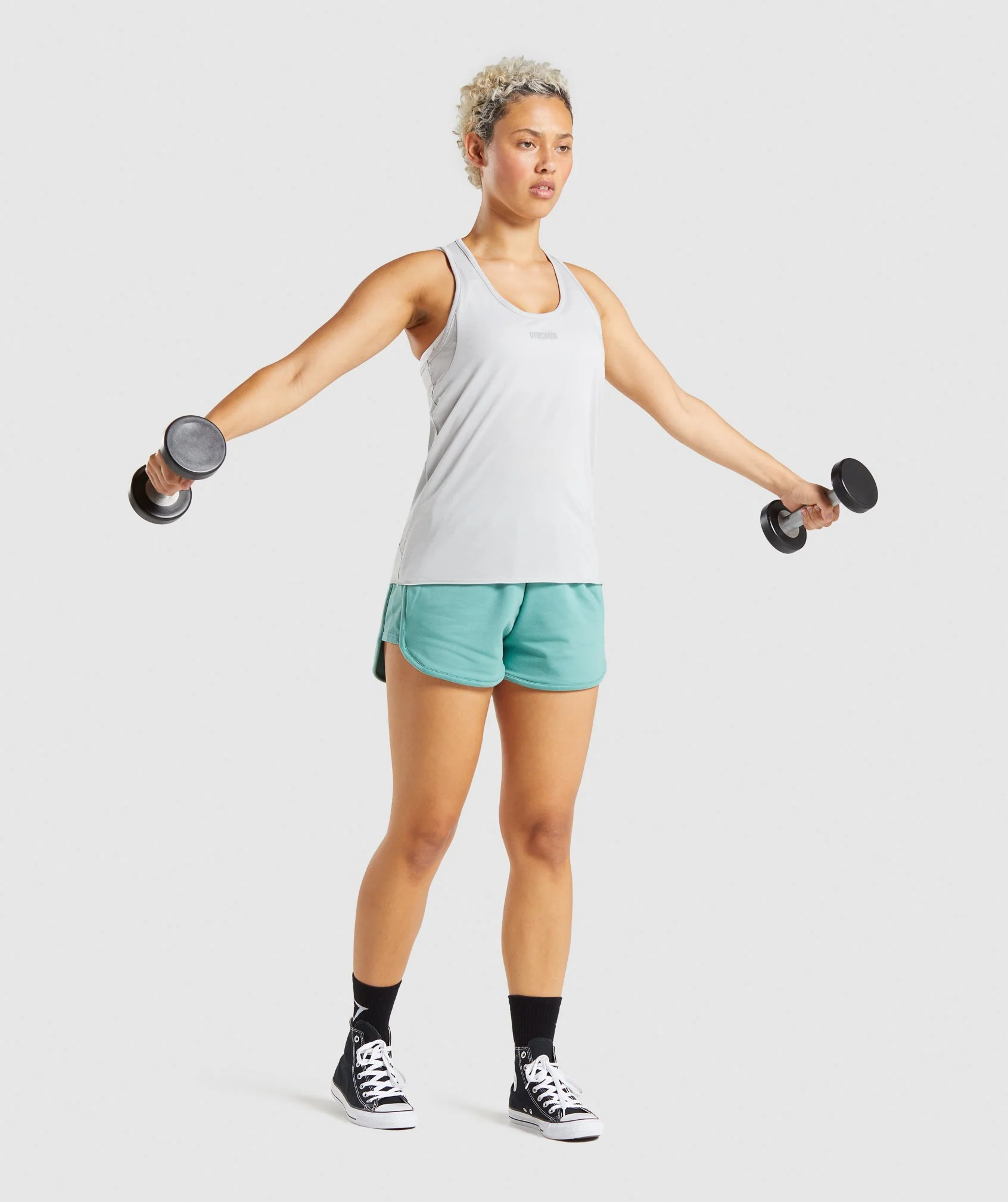 Gymshark Chalk Tank - Light Grey - Image 4