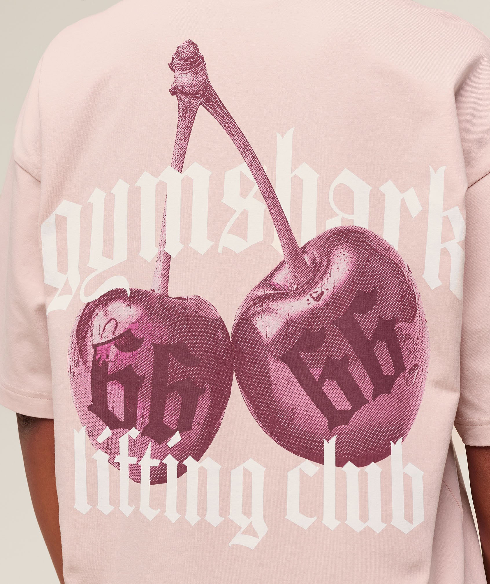 Gymshark Cherry Graphic Oversized T-Shirt - Lift Pink - Image 4