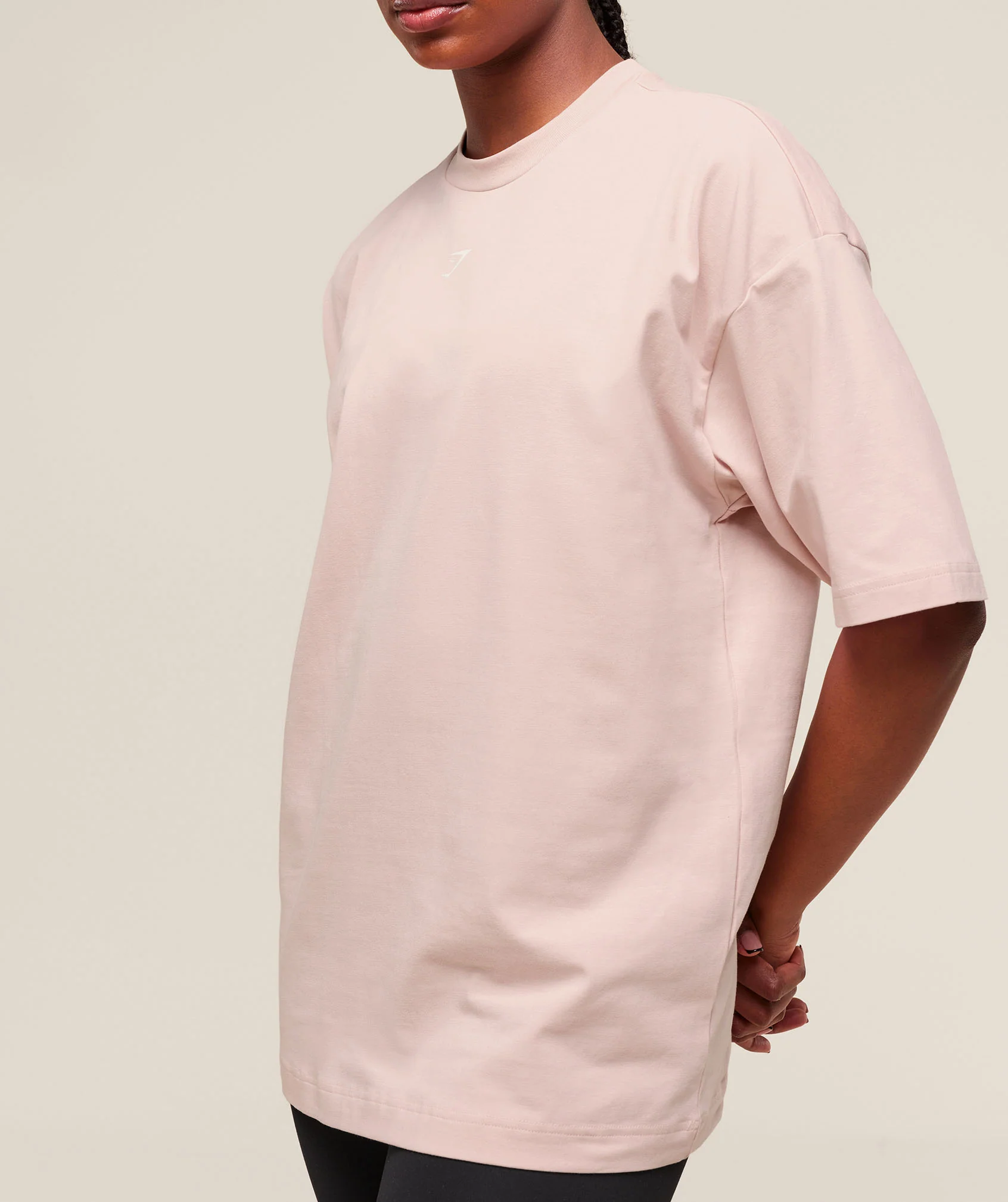 Gymshark Cherry Graphic Oversized T-Shirt - Lift Pink - Image 5