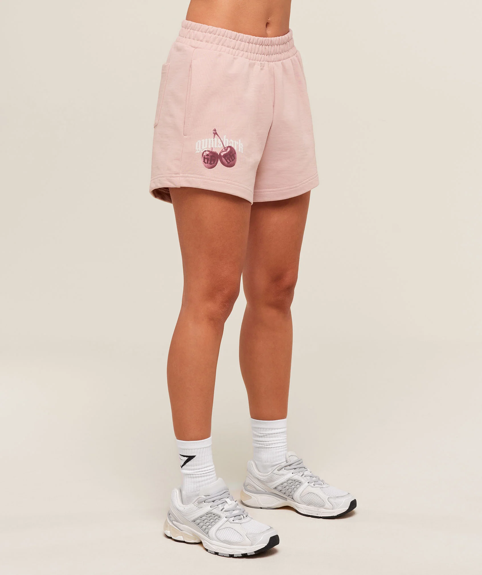 Gymshark Cherry Graphic Shorts - Lift Pink - Image 4