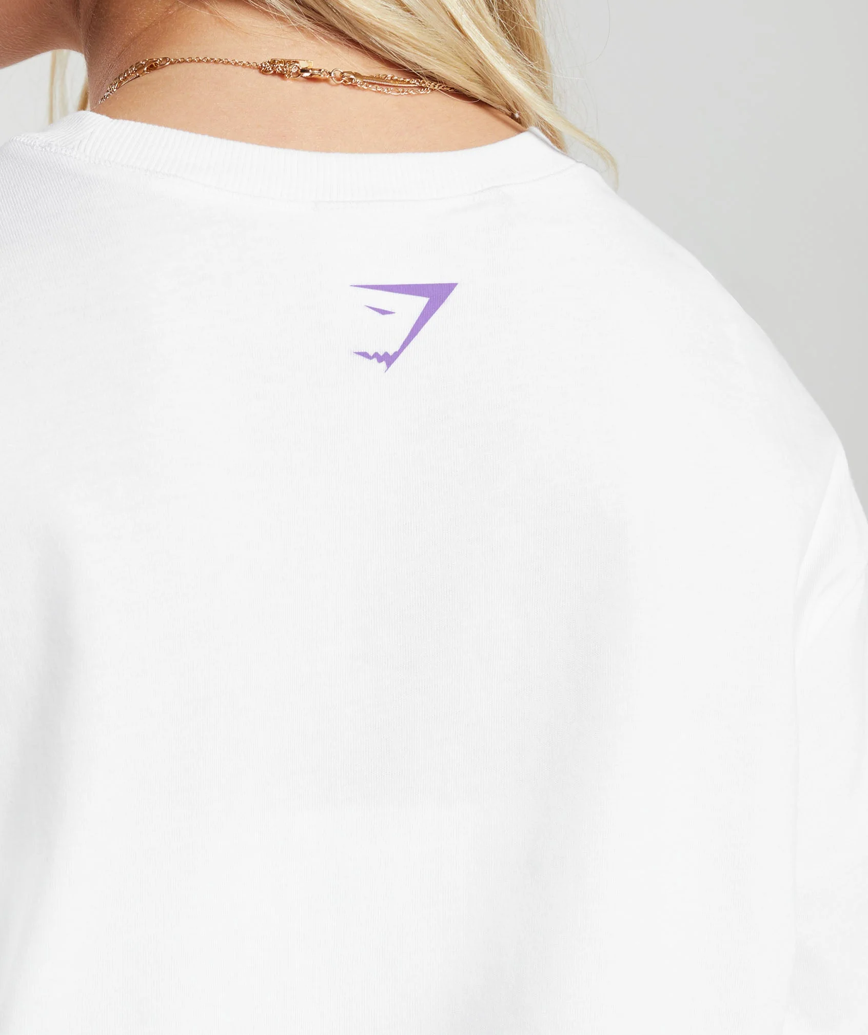 Gymshark Cherub Graphic Long Sleeve Top - White - Image 6