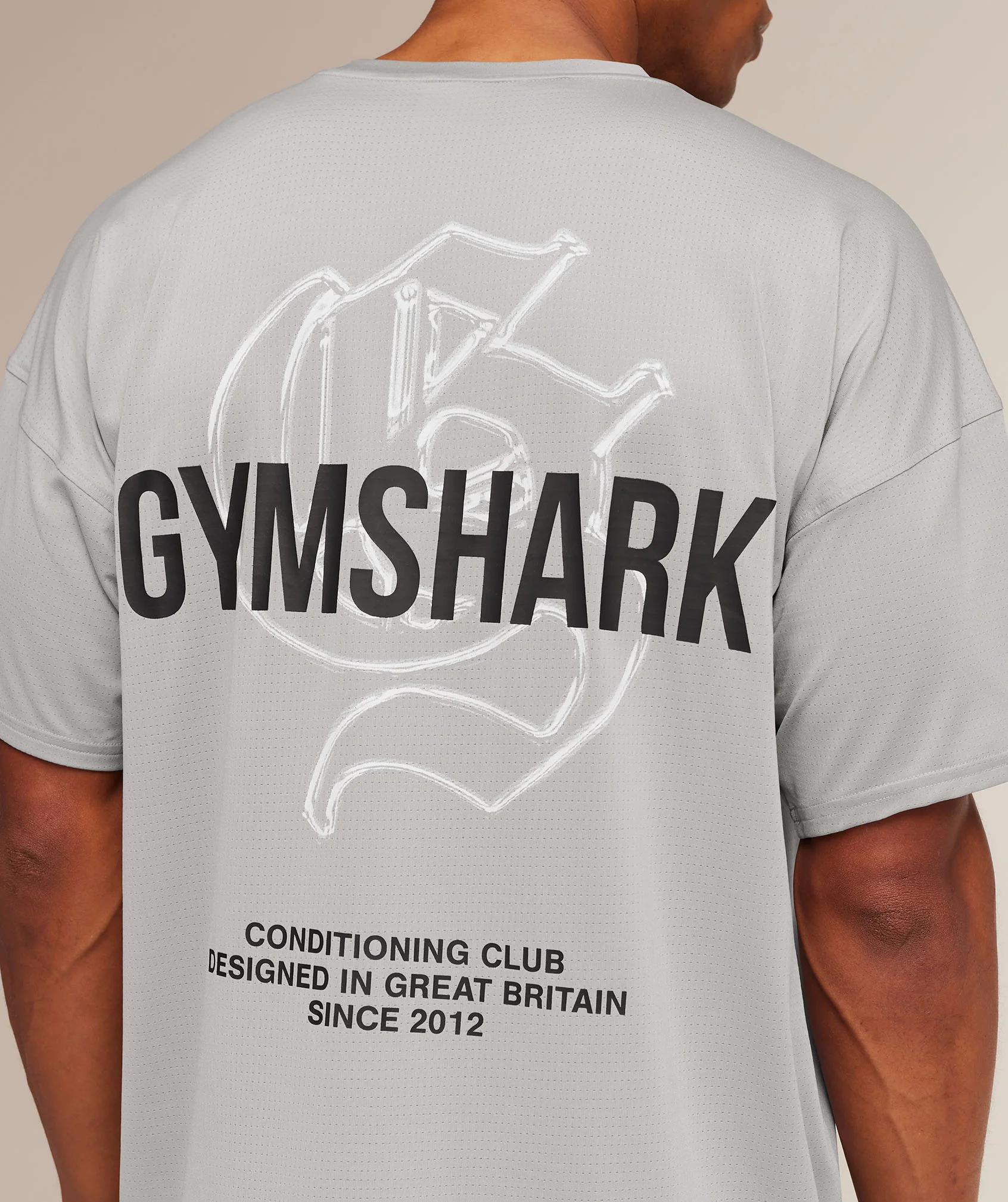 Gymshark Chrome Graphic T-Shirt - Stratus Grey - Image 5