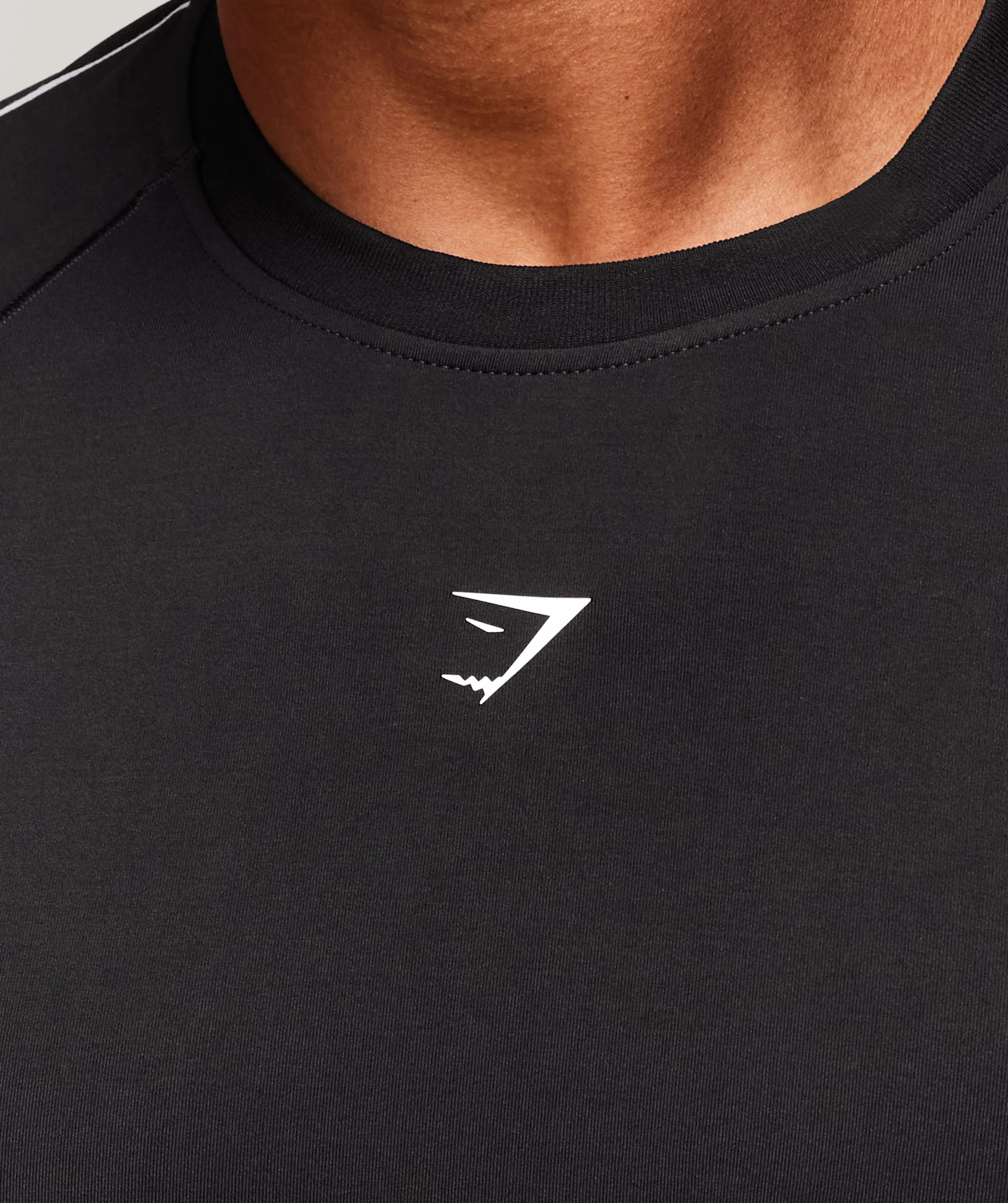 Gymshark Clean Contour Seamless T-Shirt - Black/White - Image 5