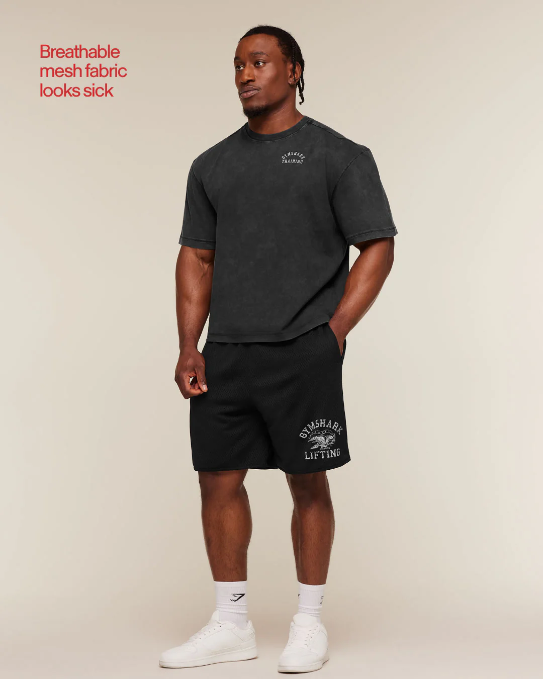 Gymshark Collective Mesh Shorts - Black - Image 3