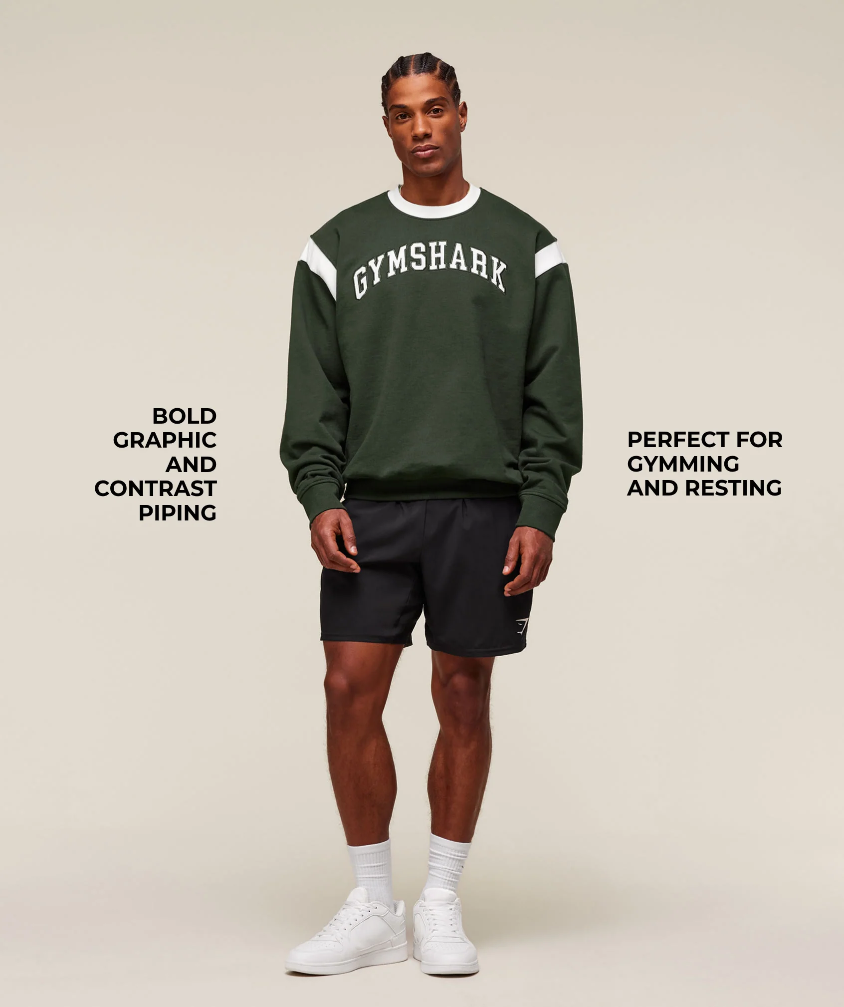 Gymshark GSLC Crew - Trail Green - Image 3