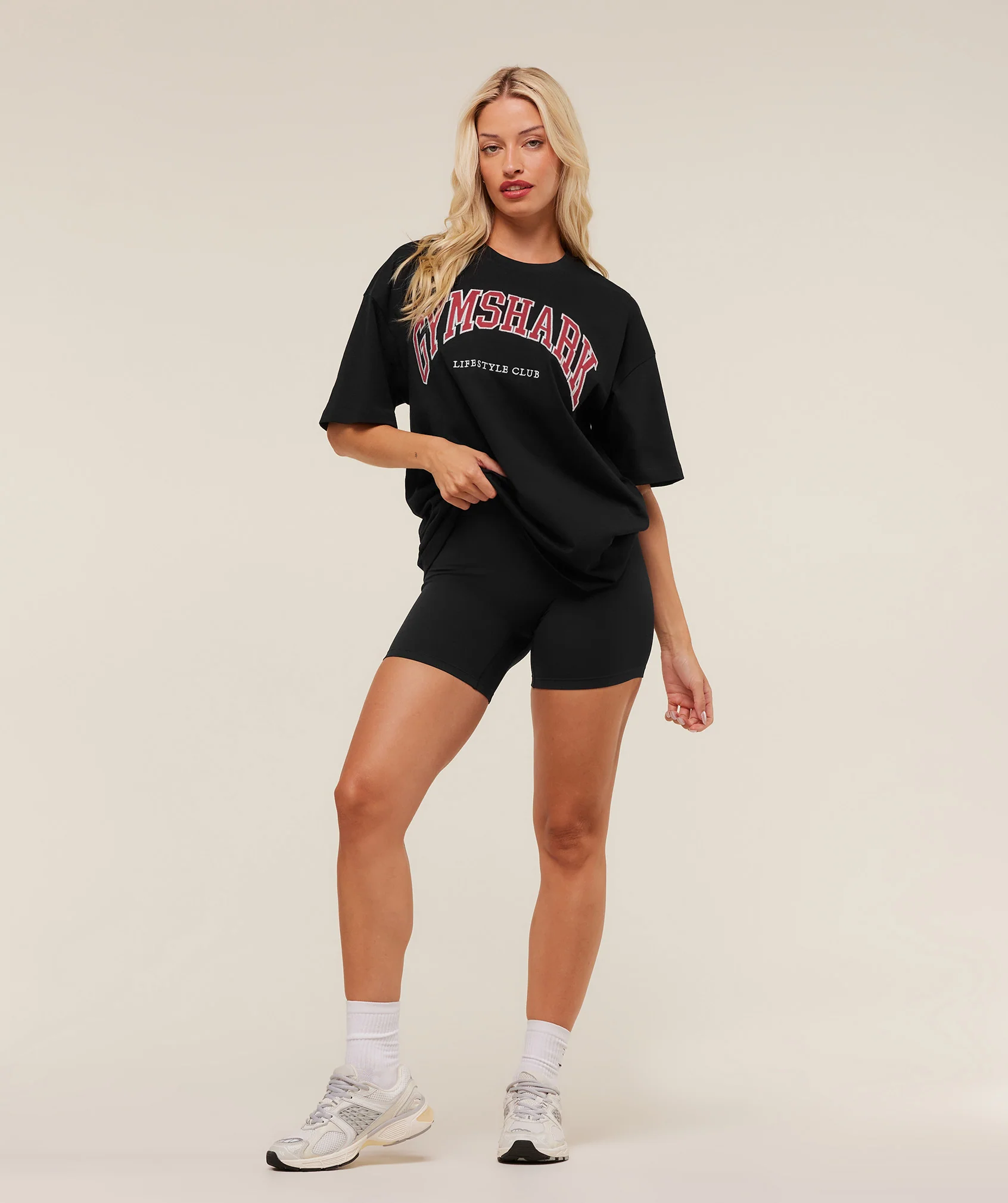Gymshark Collegiate Graphic T-Shirt - Black - Image 4