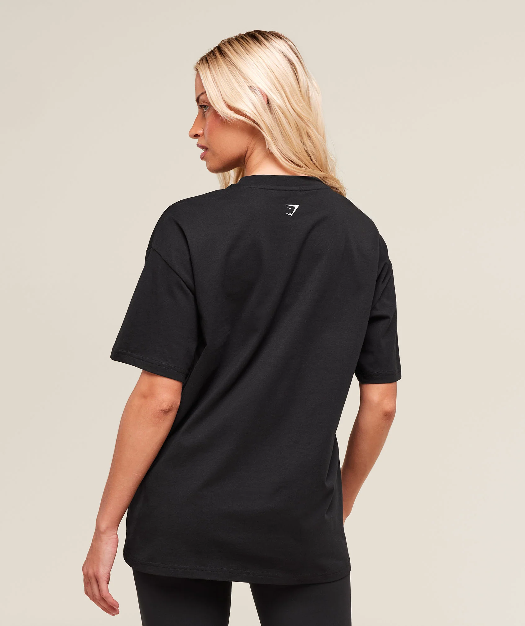 Gymshark Collegiate Graphic T-Shirt - Black - Image 2