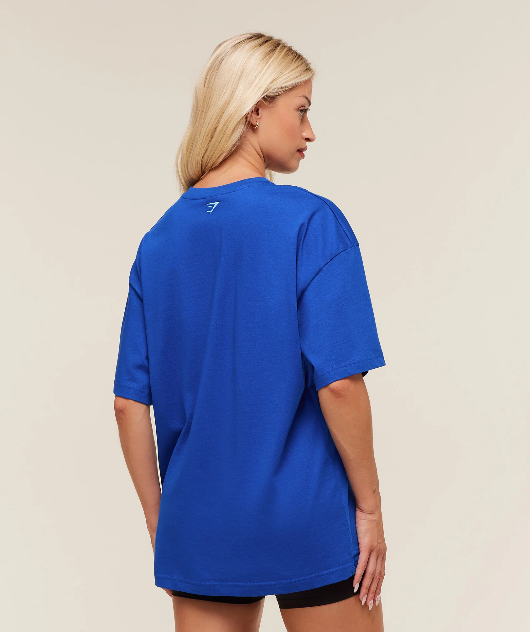 Gymshark Collegiate Graphic T-Shirt - Athletic Blue - Image 2