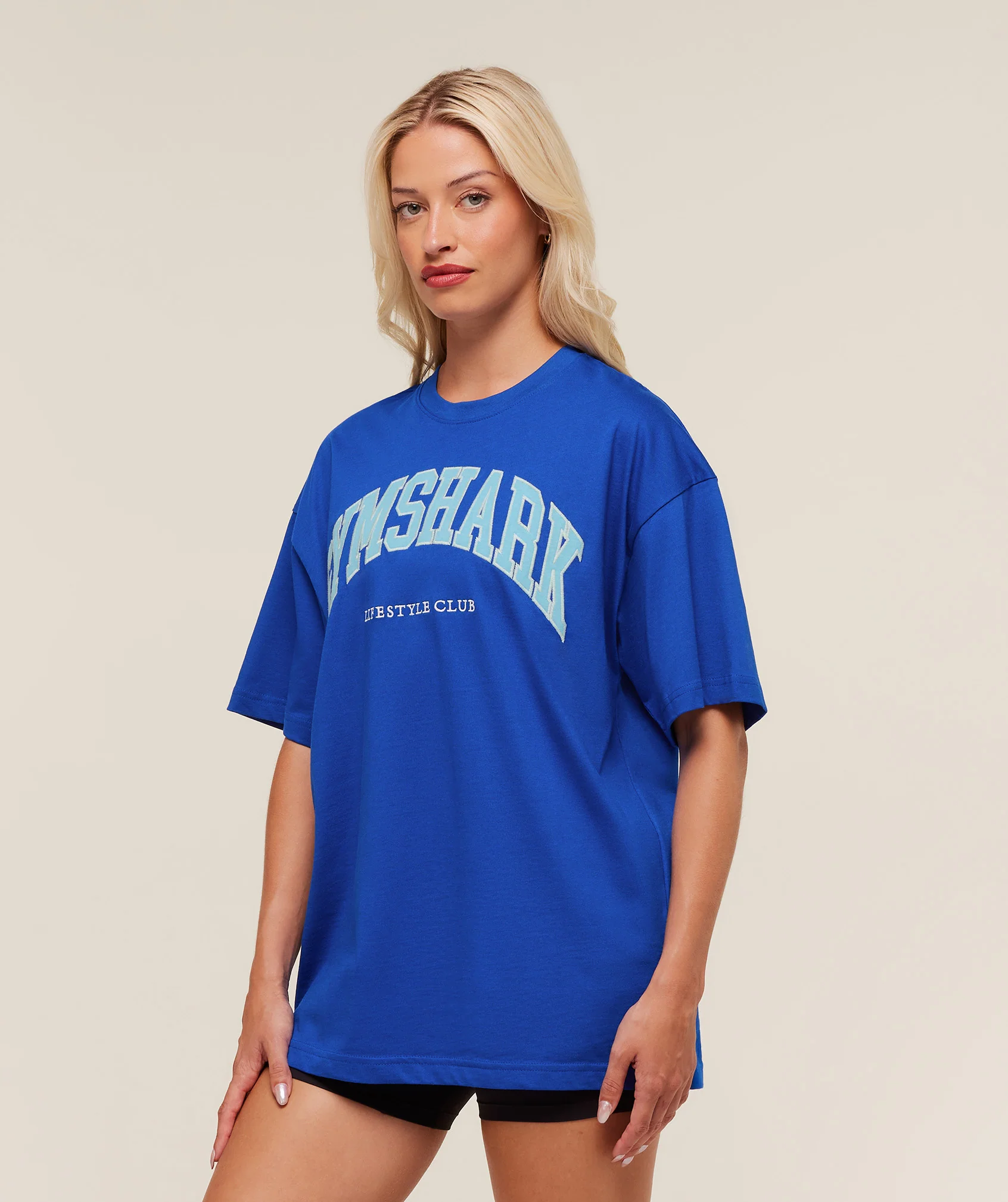 Gymshark Collegiate Graphic T-Shirt - Athletic Blue - Image 3