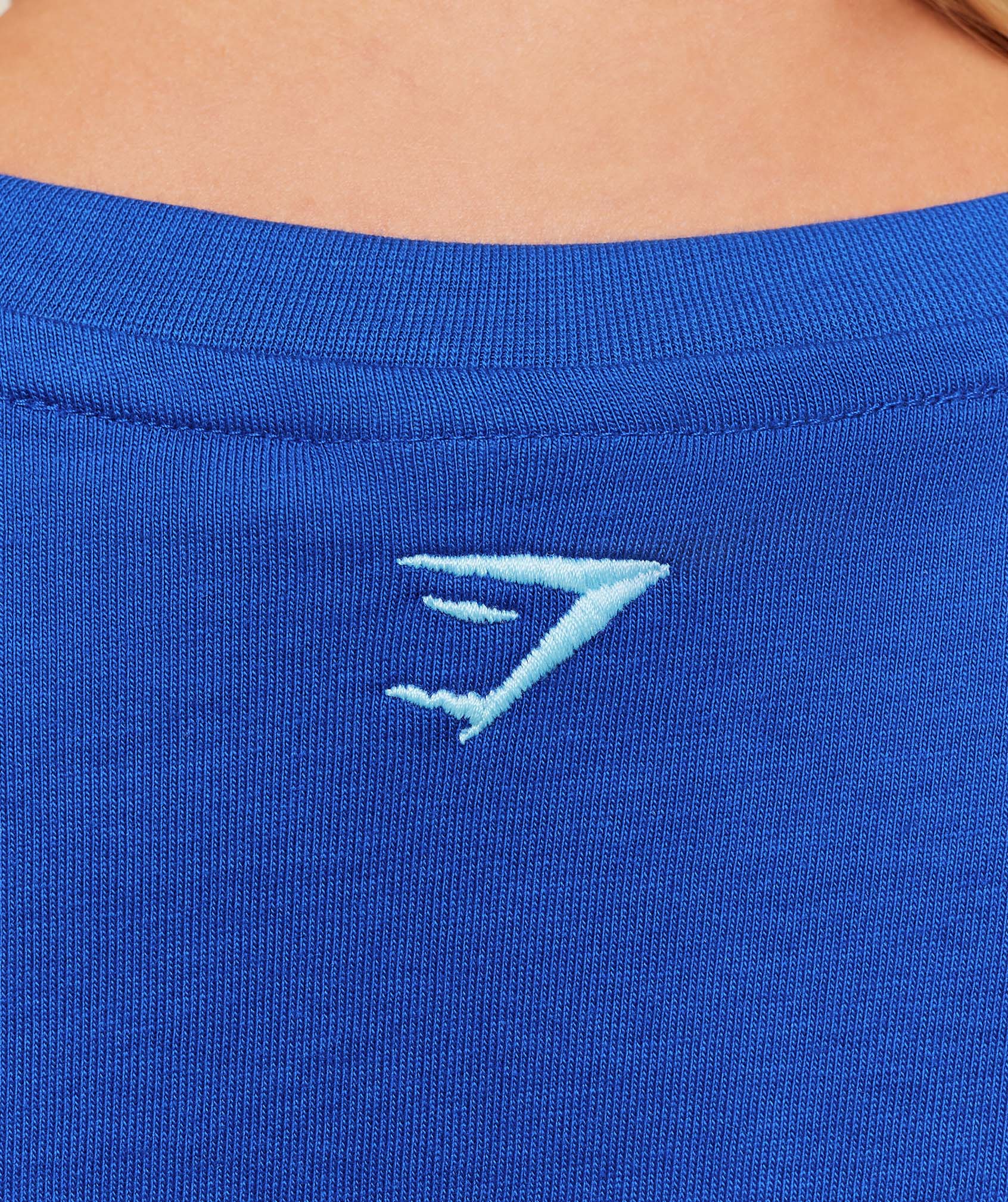 Gymshark Collegiate Graphic T-Shirt - Athletic Blue - Image 6