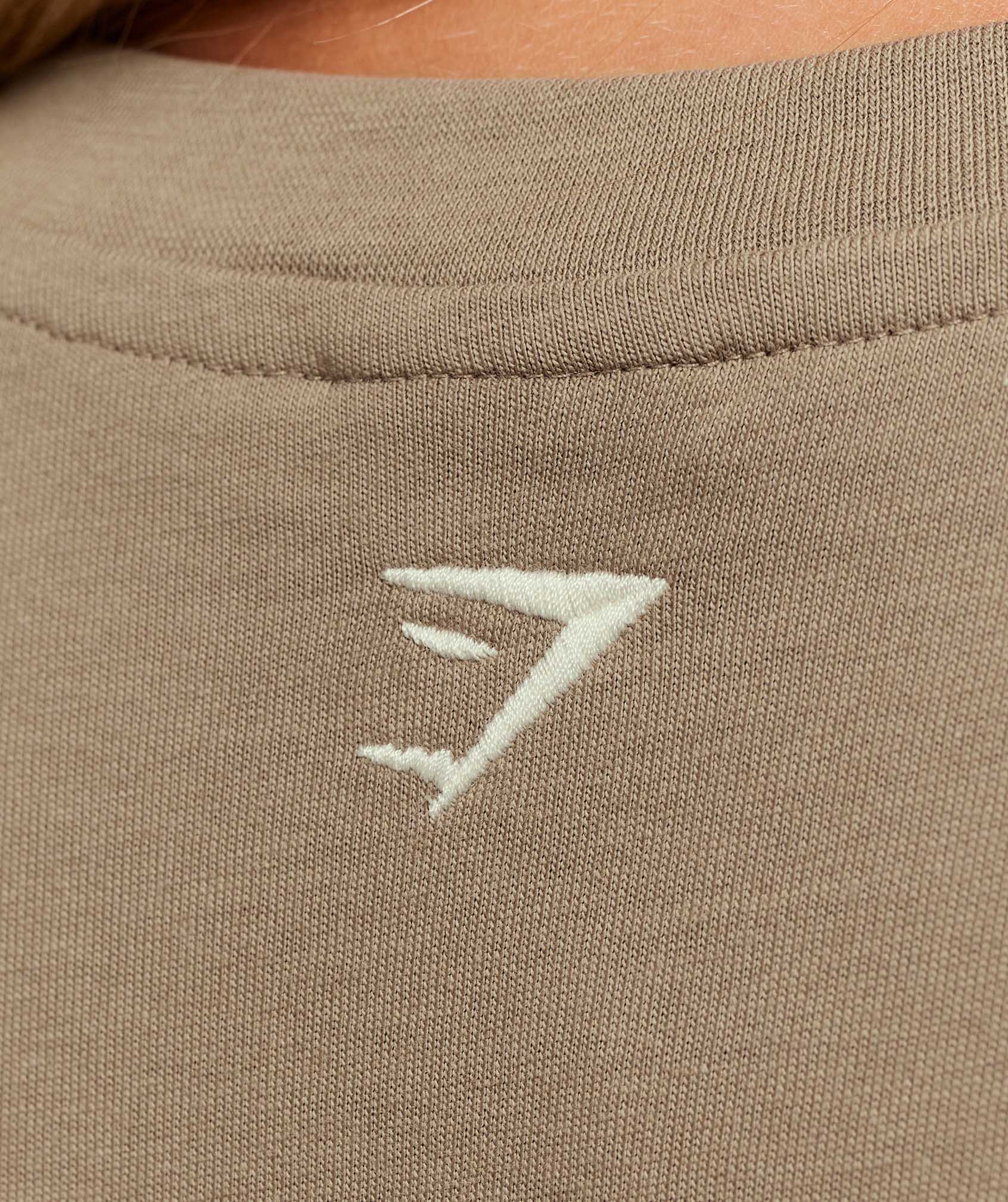Gymshark Collegiate Graphic T-Shirt - Lifestyle Brown - Image 6