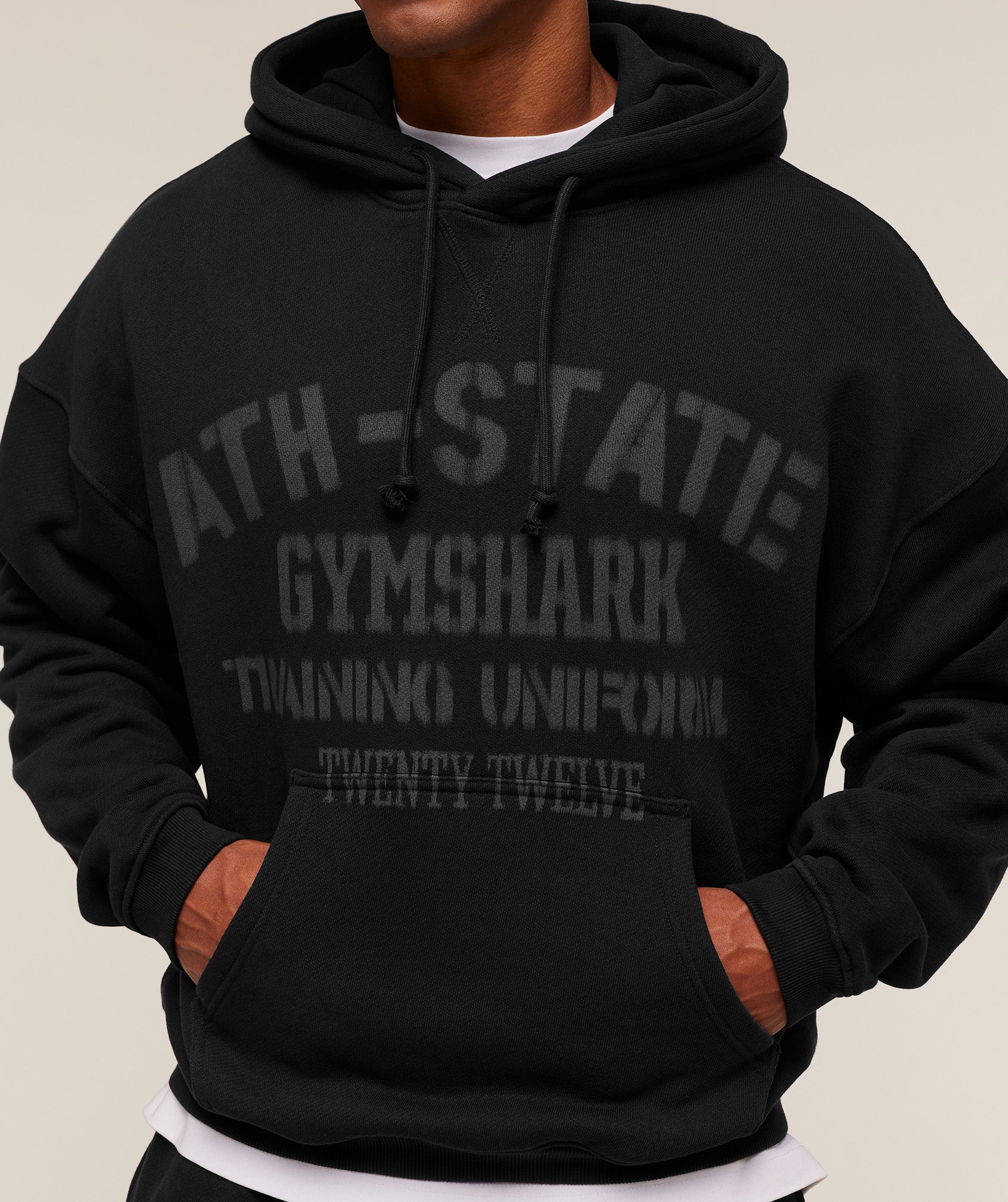 Gymshark Collegiate Hoodie - Black - Image 5