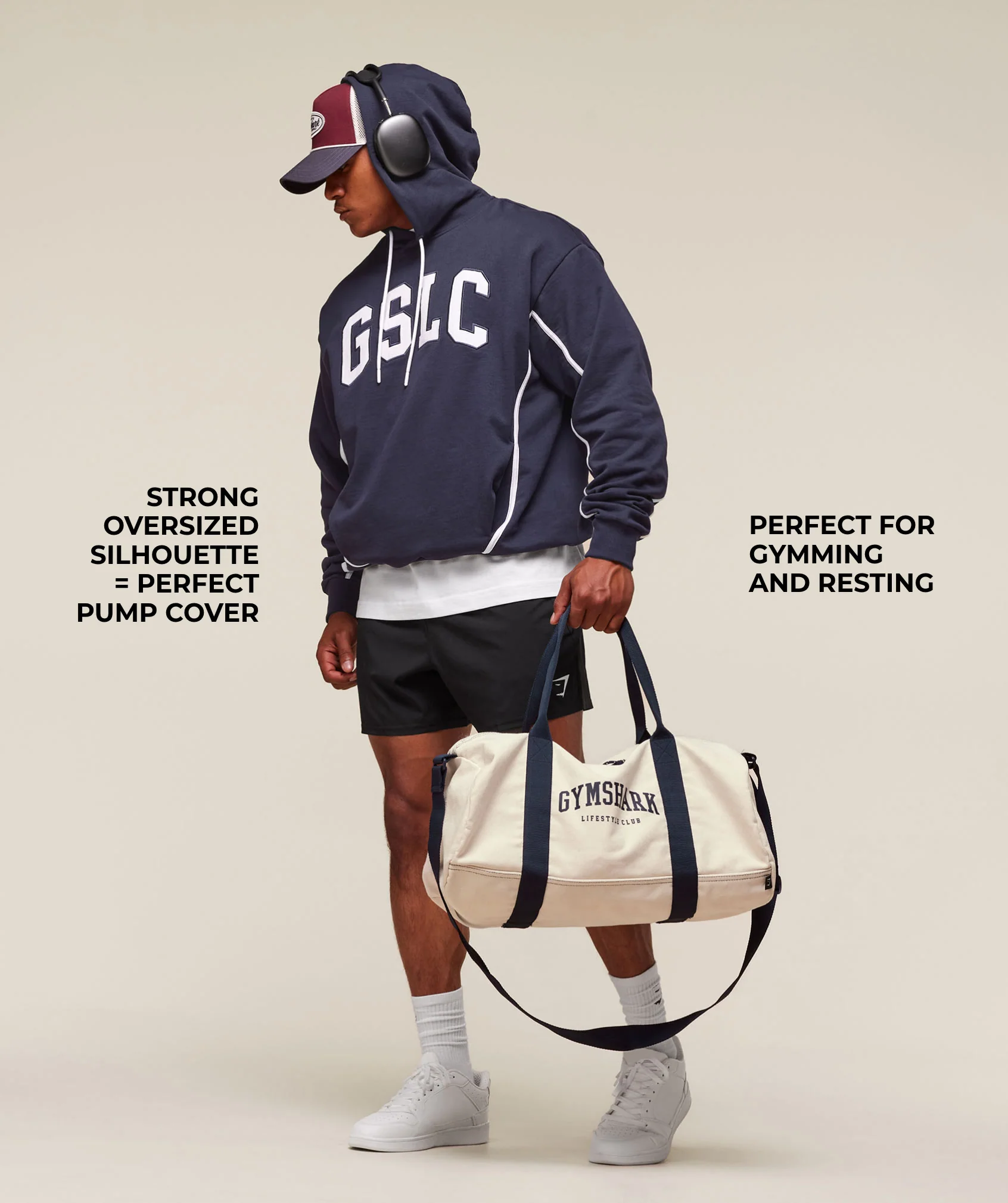 Gymshark GSLC Hoodie - Heavy Blue - Image 3