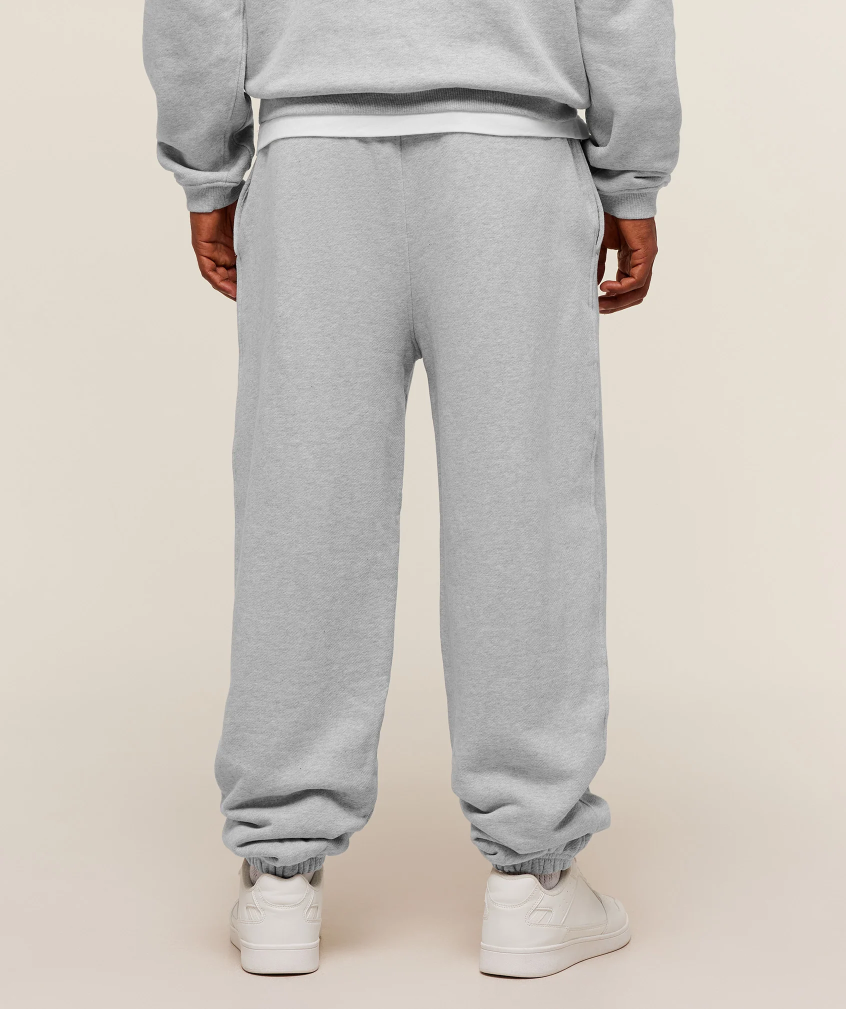 Gymshark Collegiate Joggers - Grey Marl - Image 3
