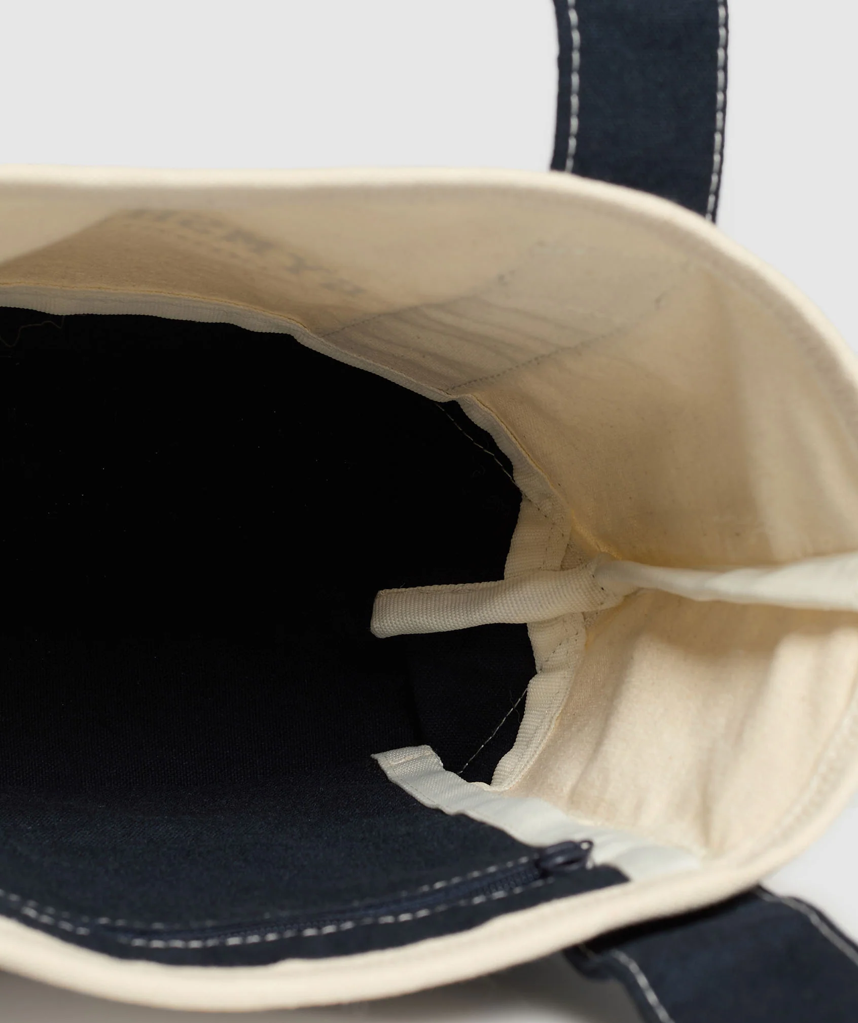 Gymshark Collegiate Mini Tote - Oat White/Heavy Blue - Image 4